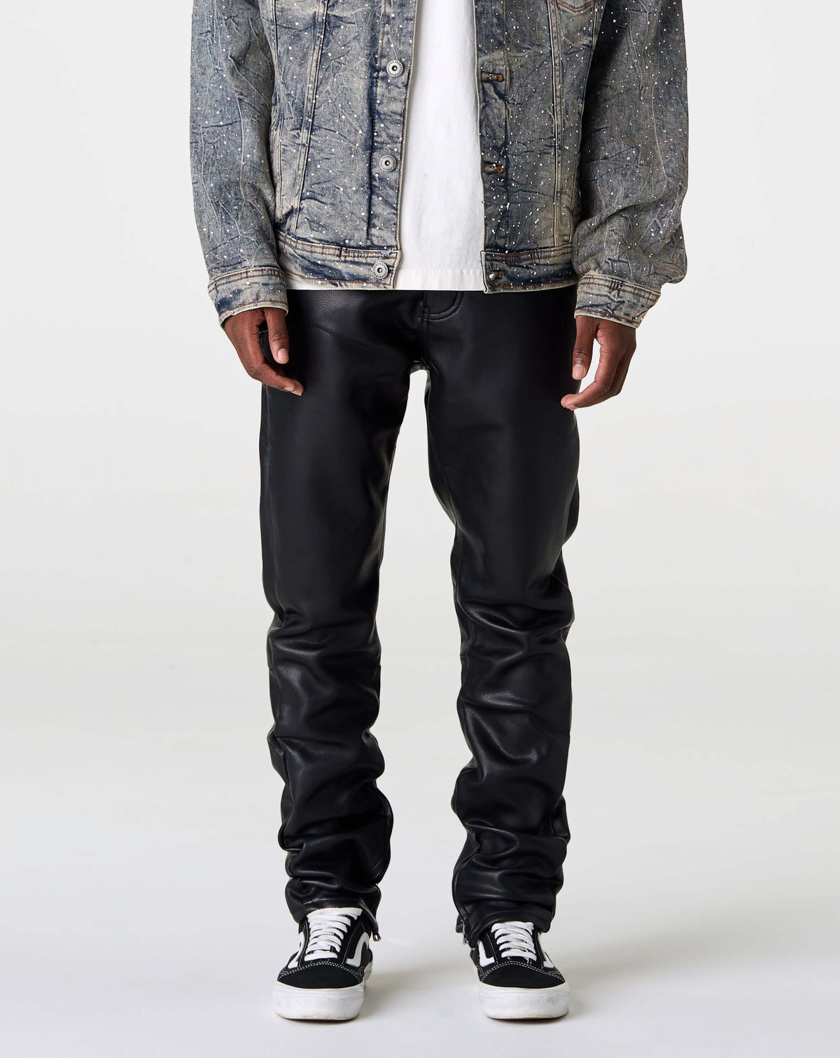 PRVT LBL Pu Skinny Pant in Black