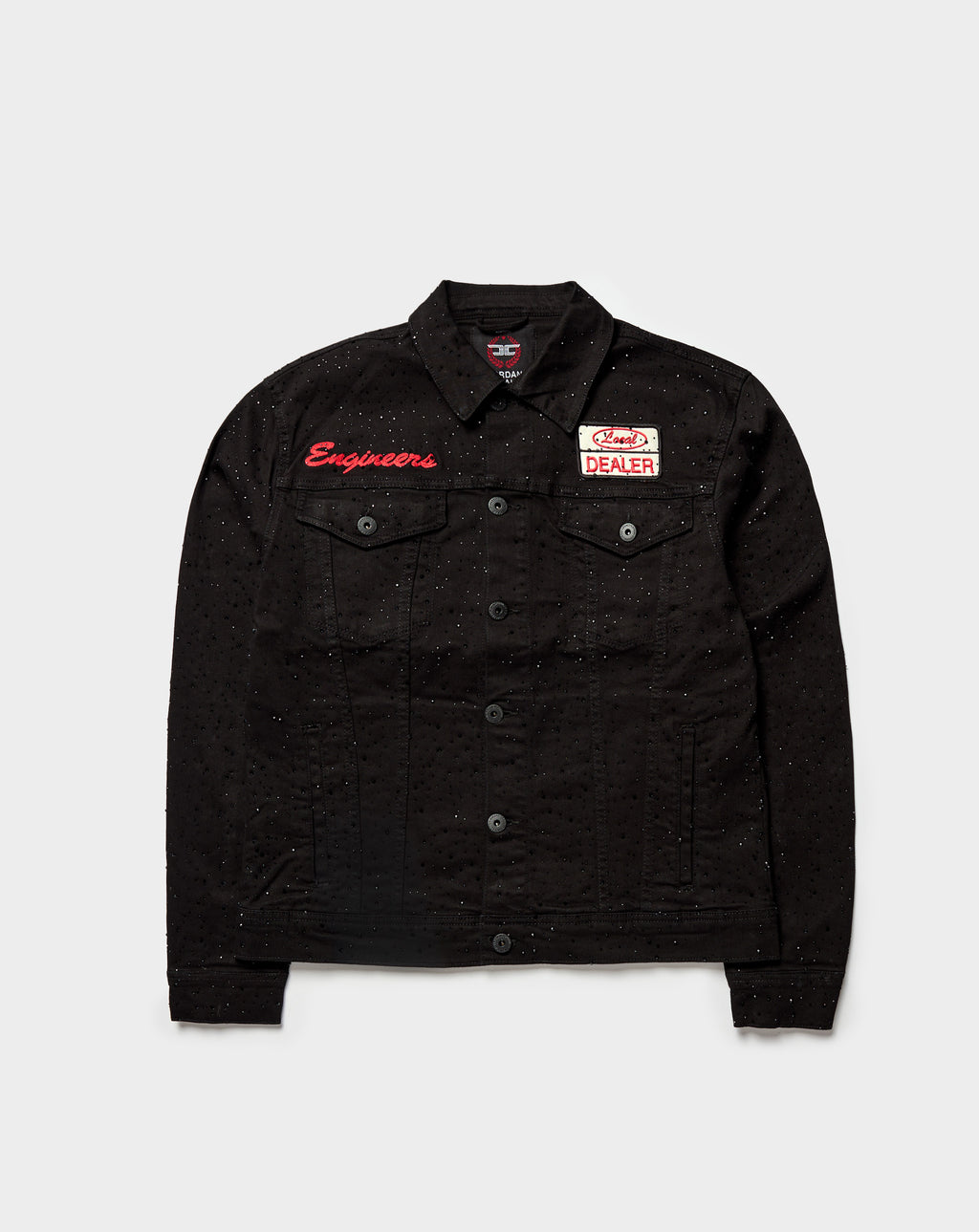 Denim Jacket With Crystals