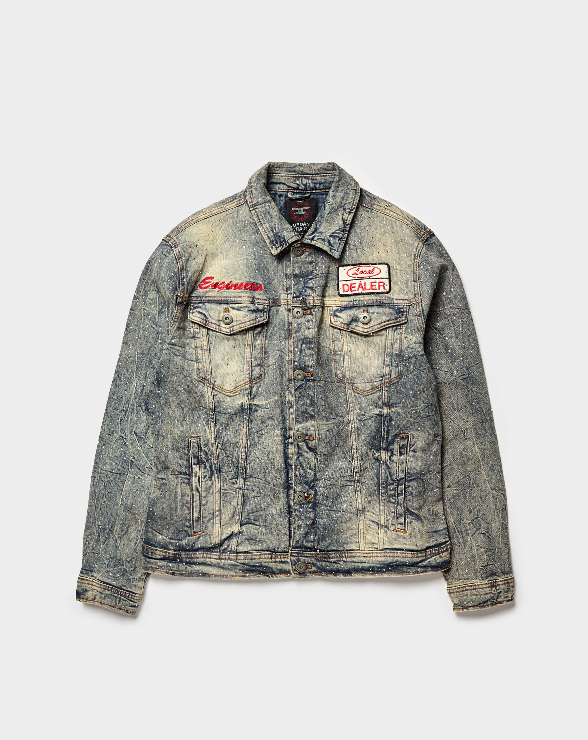 Denim Jacket With Crystals