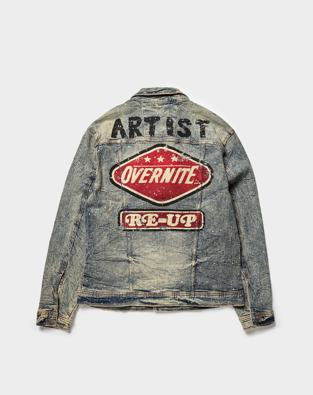 Denim Jacket With Crystals