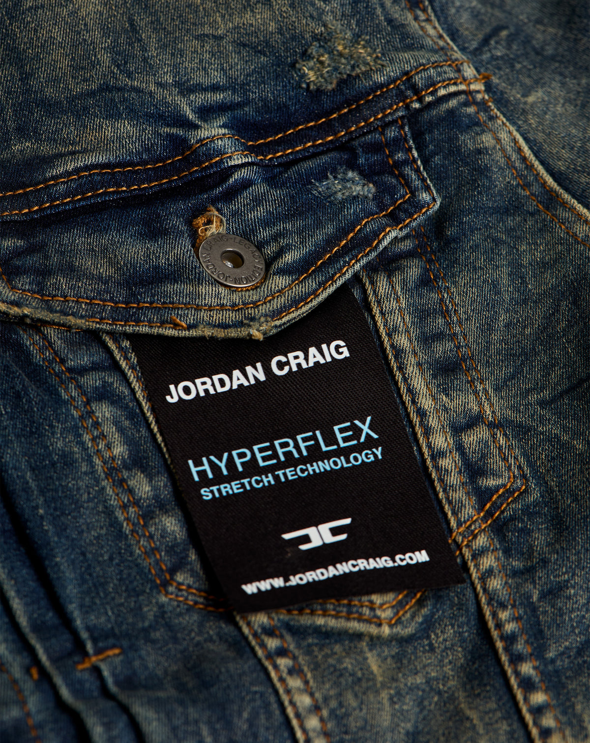 Jordan Craig Washed Denim Jacket. Underground Apparel. Rule of Next Streetwear.