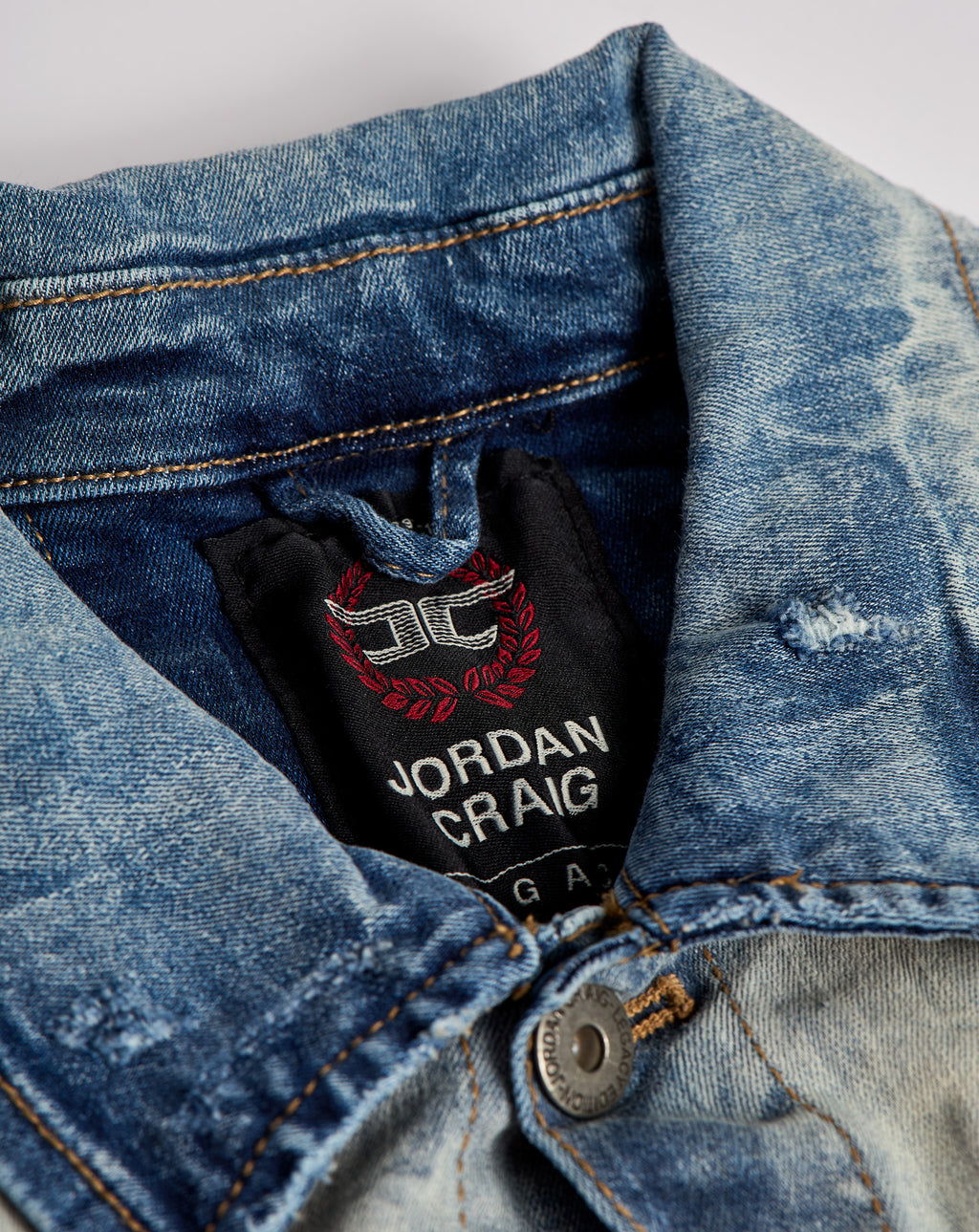Jordan Craig Washed Denim Jacket. Underground Apparel. Rule of Next Streetwear.