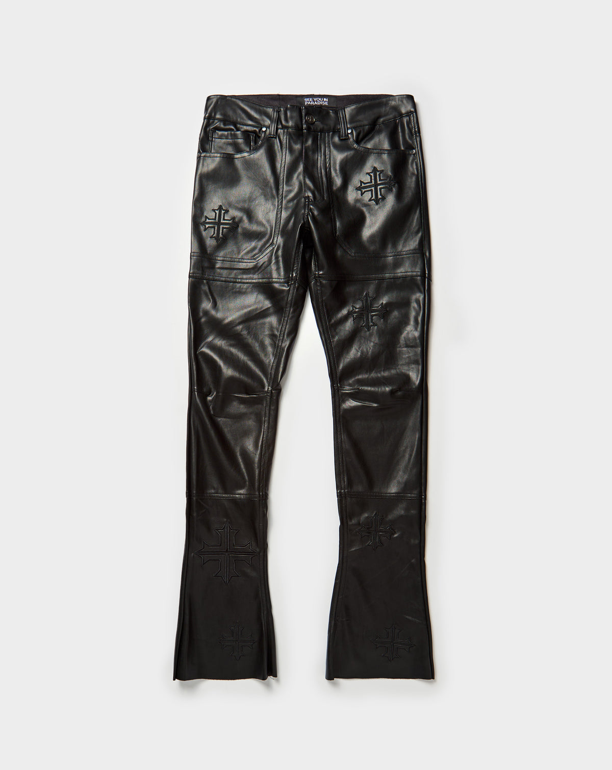 Jordan Craig PU Pant Stacked. Streetwear Apparel. Rule of Next - The Underground