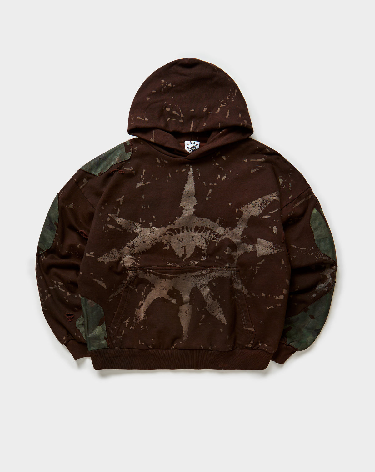 Elohim Kamo Hoodie in Brown