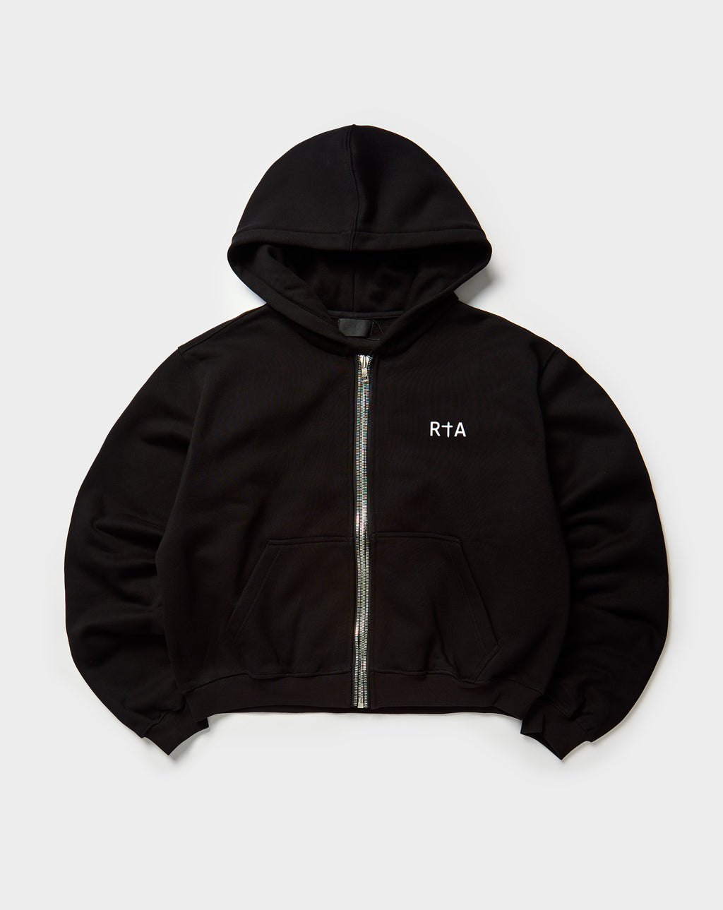 Kaen Cropped Zip Up Hoodie