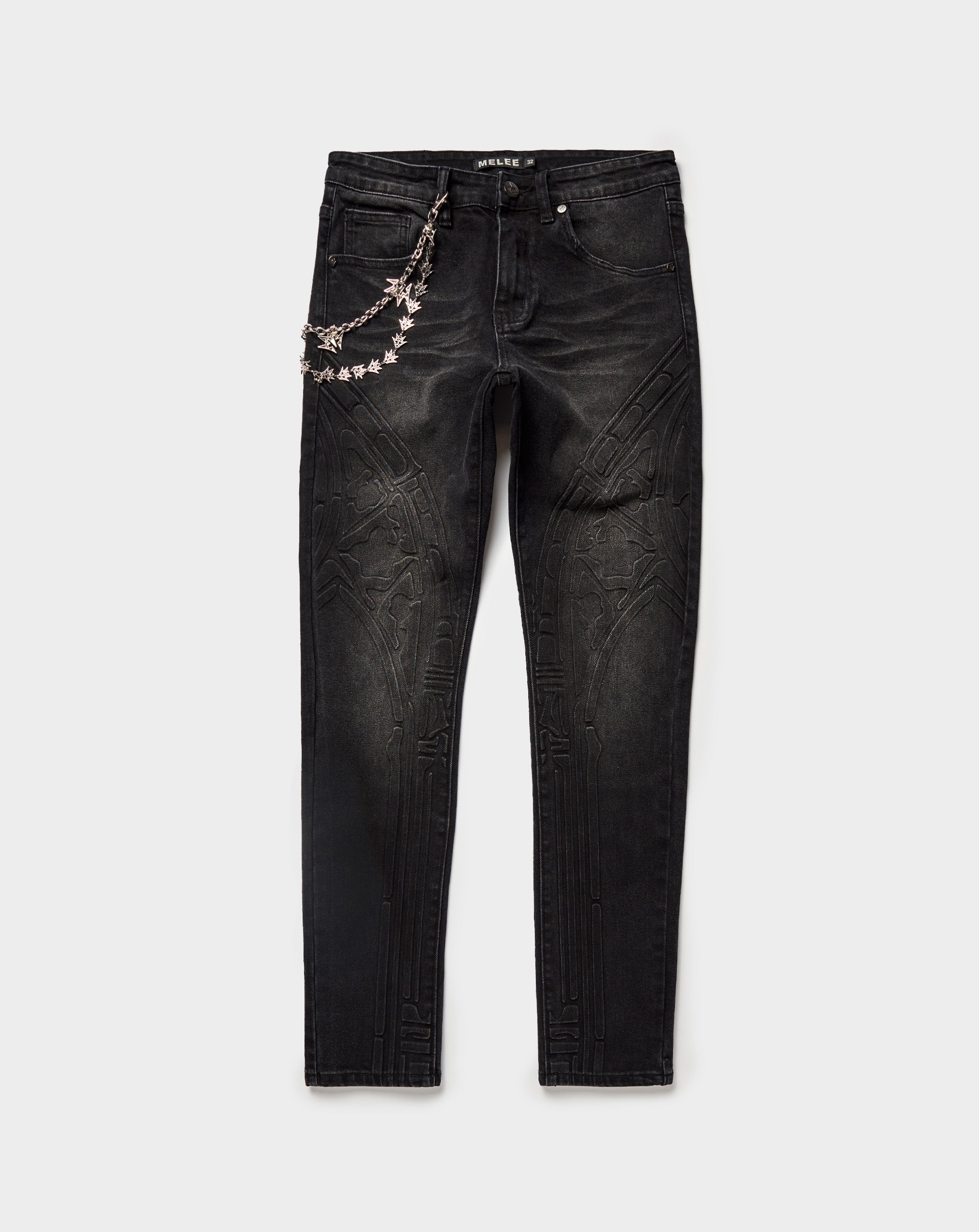 Melee Denim Musashi Embossed Jeans - Rule of Next Apparel