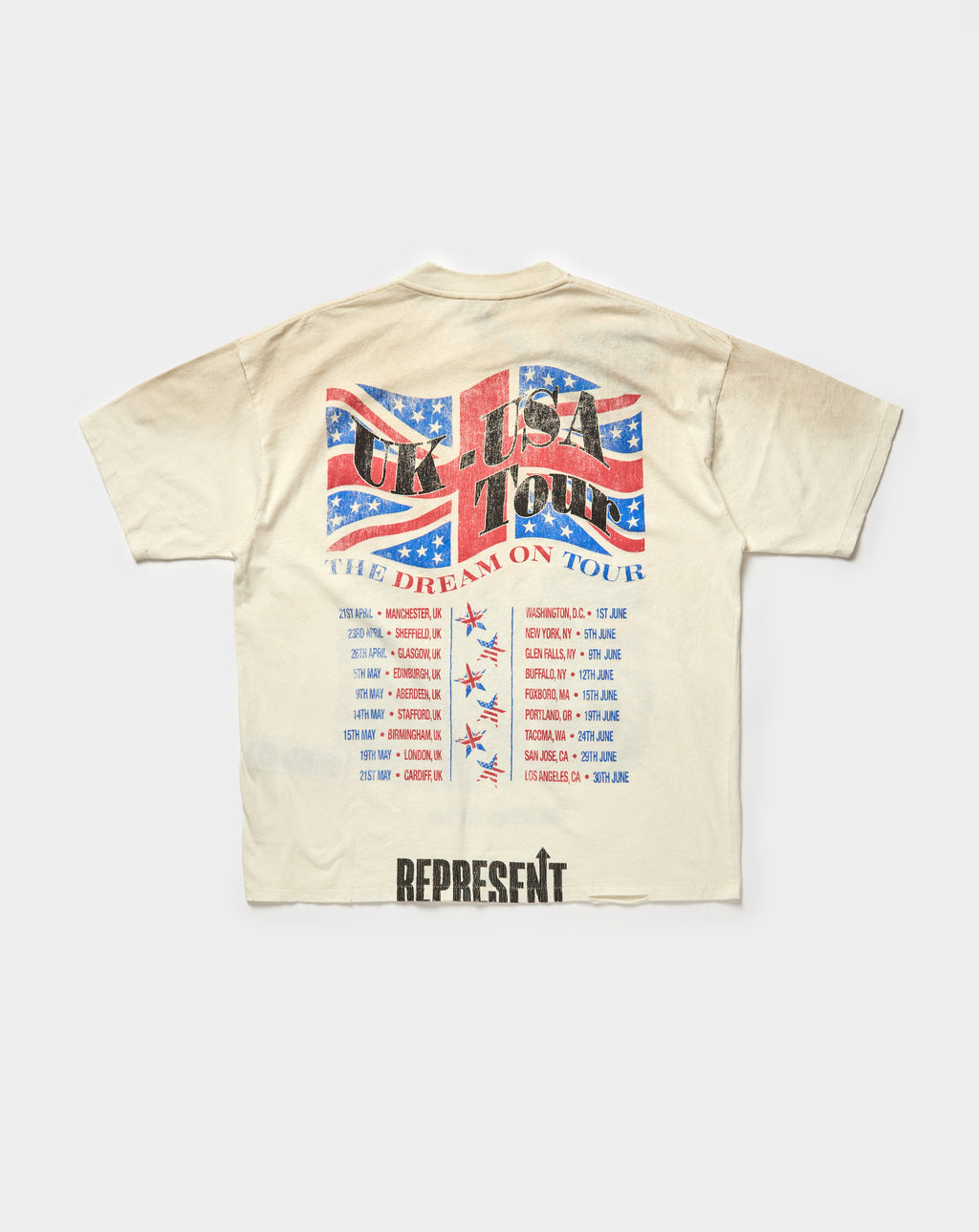 Represent Dream On Tour T-Shirt. Underground Apparel. Rule of Next Streetwear.