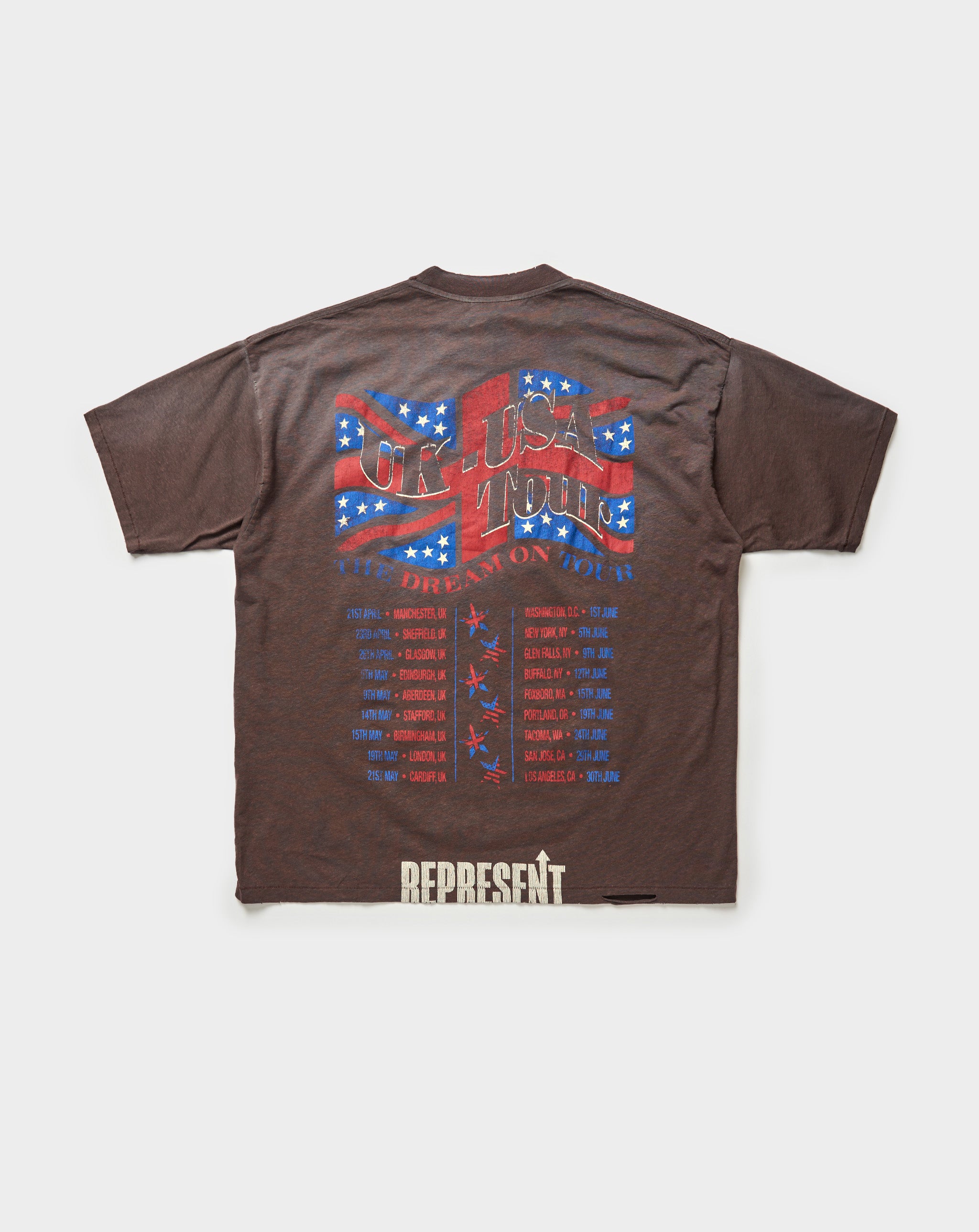 Represent Dream On Tour T-Shirt. Underground Apparel. Rule of Next Streetwear.