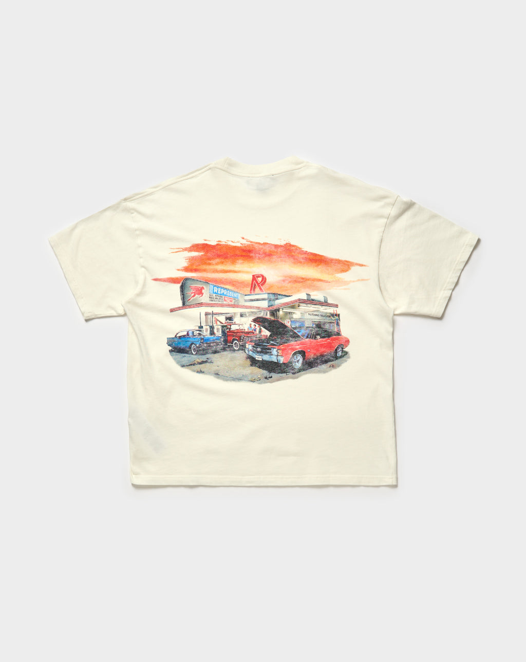 Represent 24 Hour Service T-Shirt. Underground Apparel. Rule of Next Streetwear.