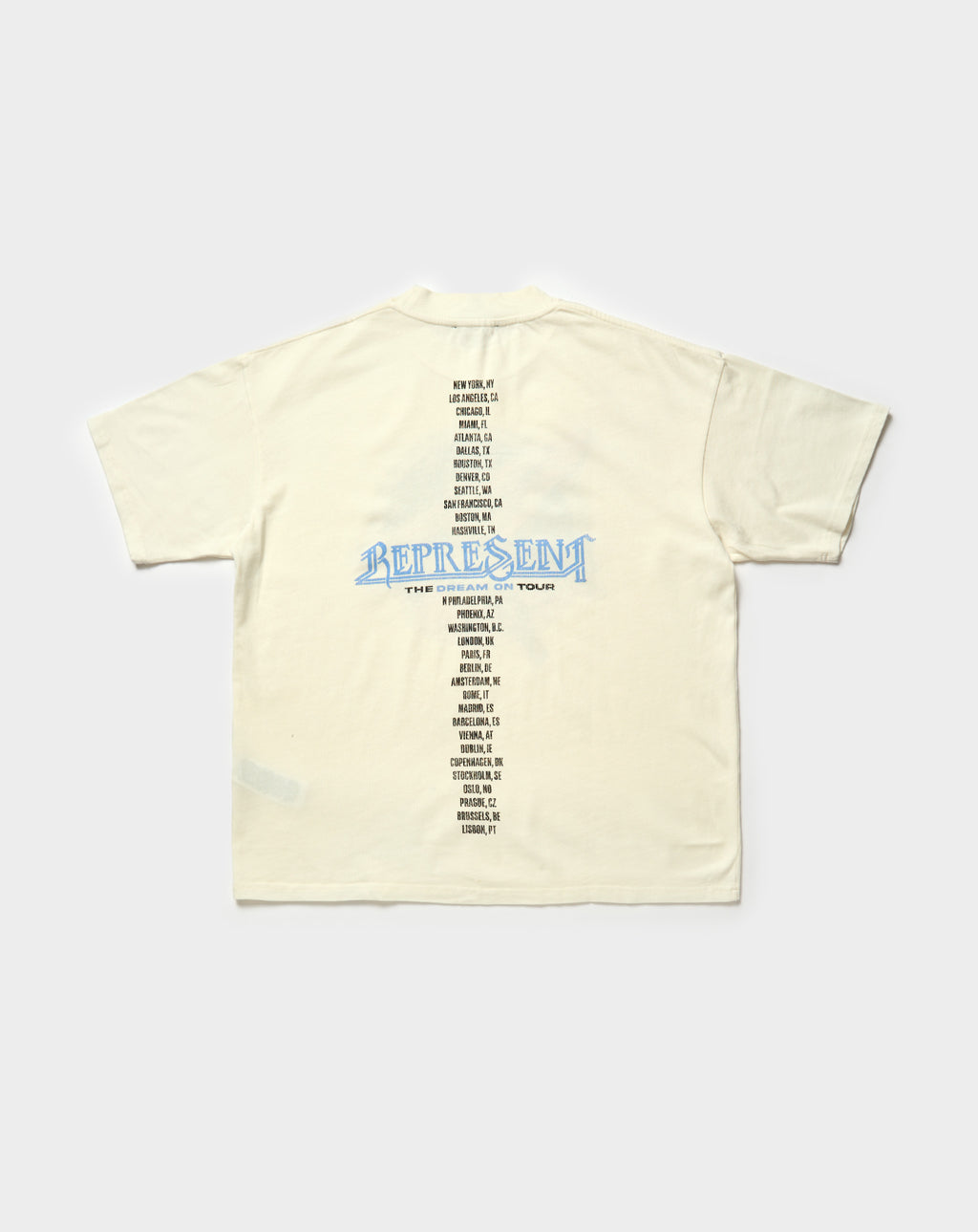 Represent Golden Tour T-Shirt. Underground Apparel. Rule of Next Streetwear.