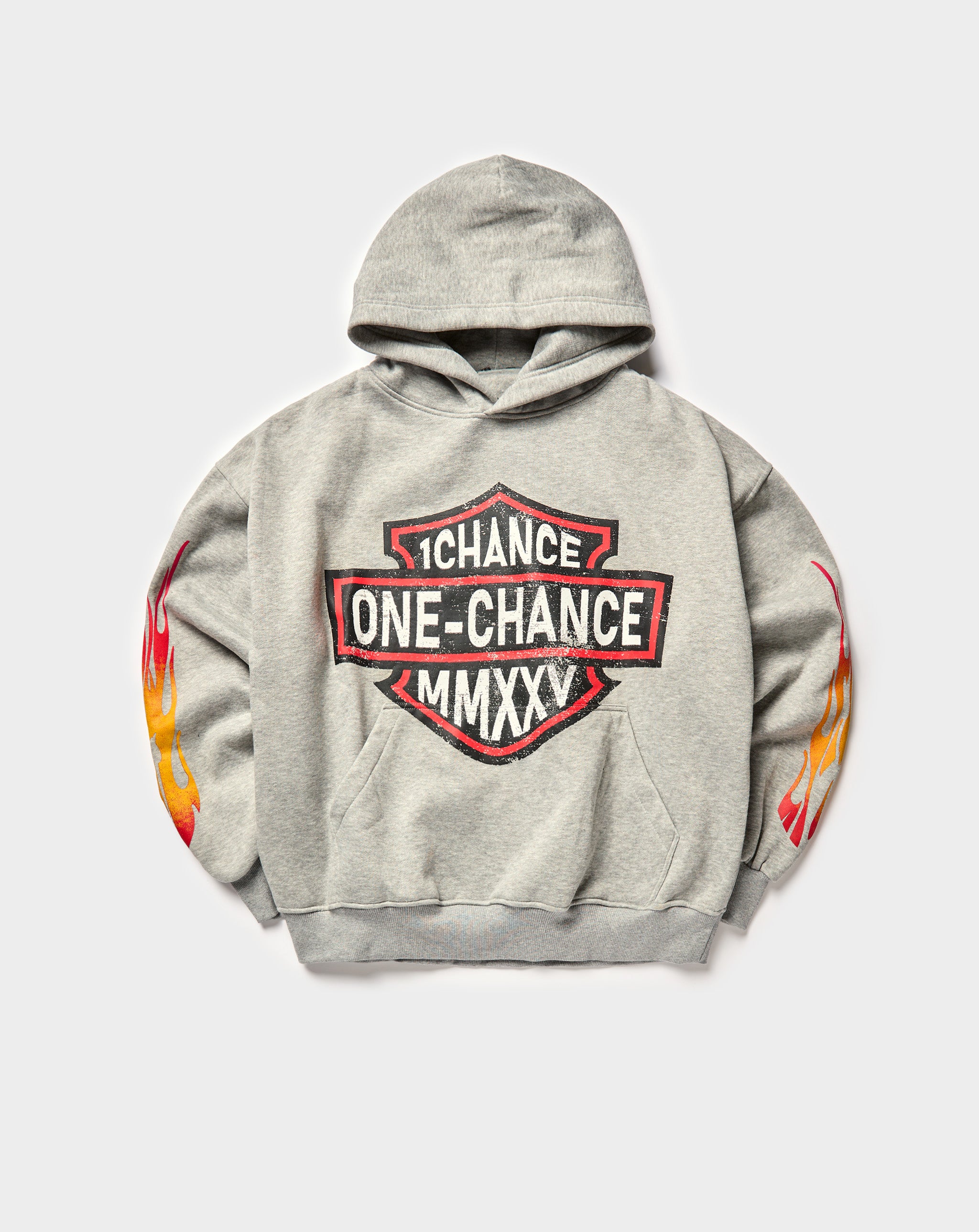 One Chance MMXXV Flame Hoodie - Rule of Next Apparel