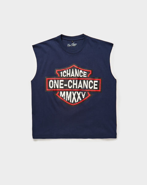 One Chance MMXXV Sleeveless Tee. Underground Apparel. Rule of Next