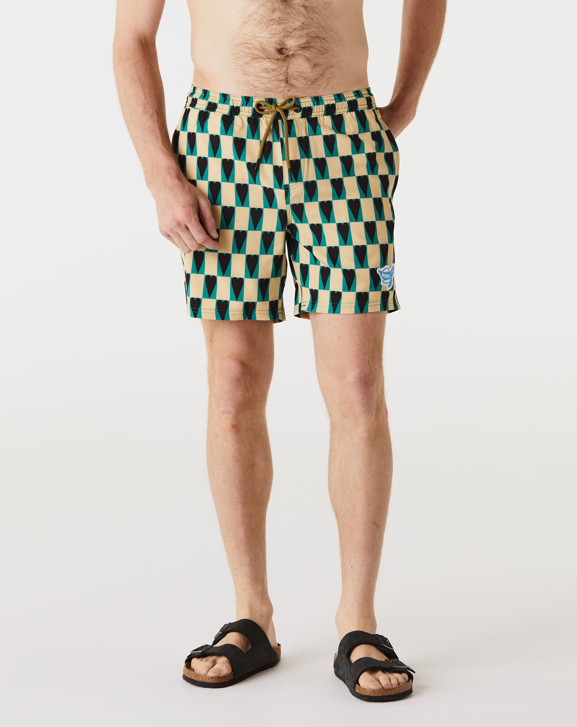 Mami Wata Heart Check Surf Trunk - Rule of Next Apparel