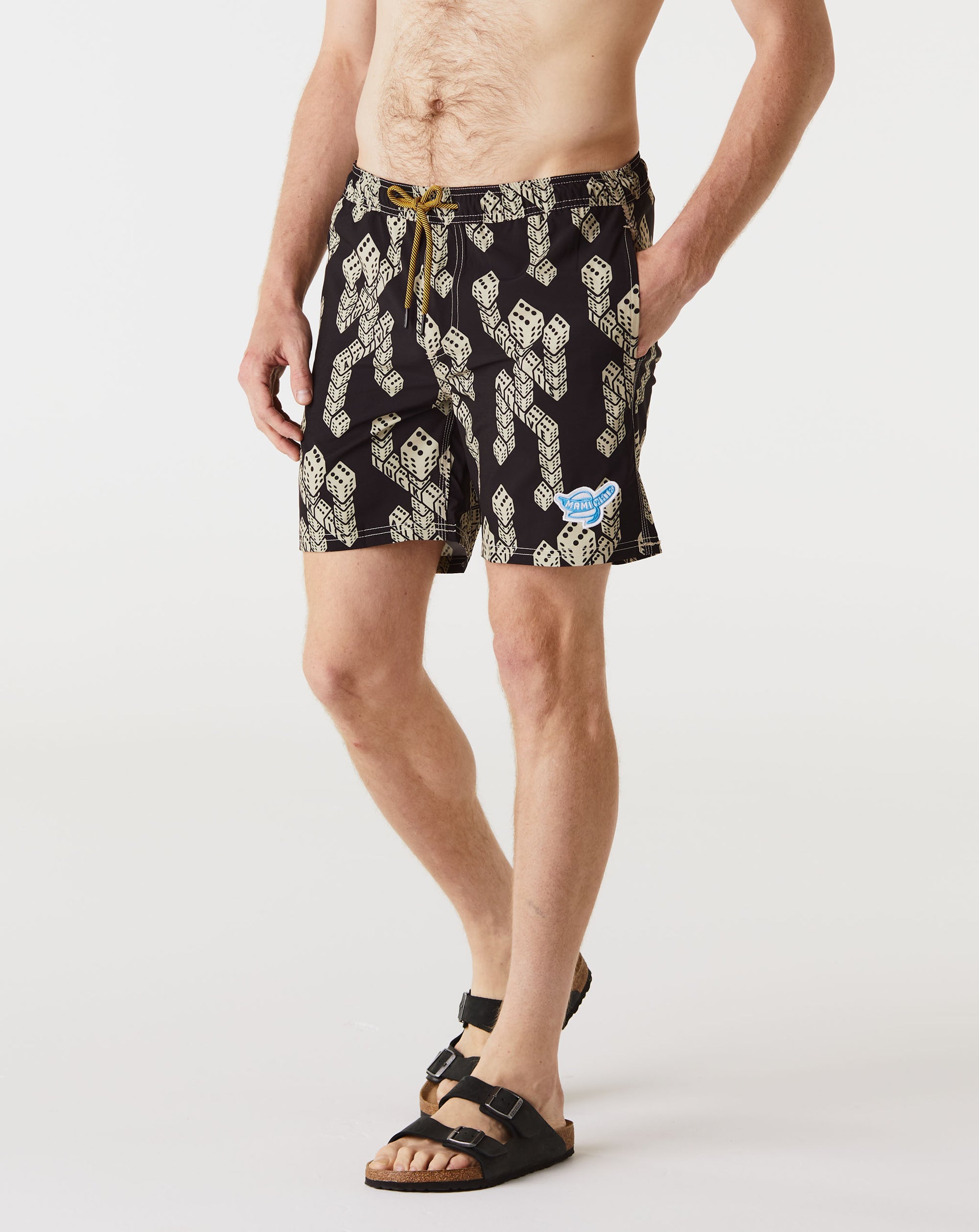Mami Wata Dice Robot Surf Trunk - Rule of Next Apparel