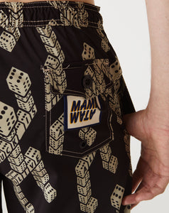 Mami Wata Dice Robot Surf Trunk - Rule of Next Apparel