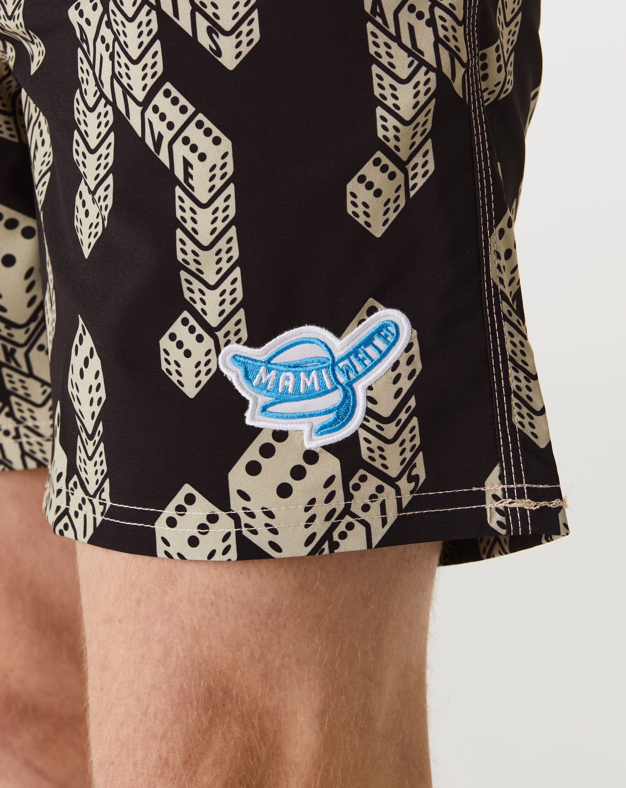 Mami Wata Dice Robot Surf Trunk - Rule of Next Apparel