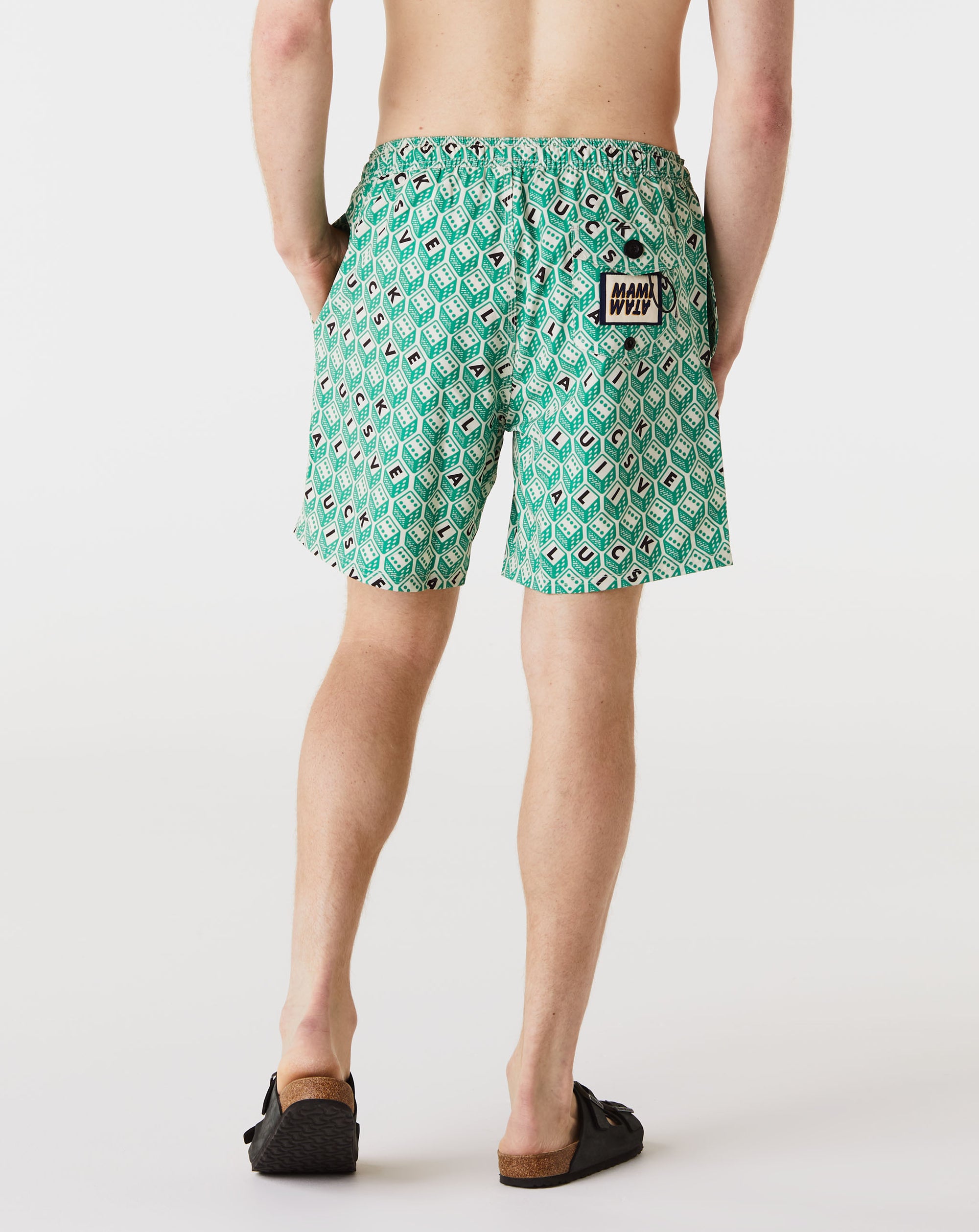 Mami Wata Luck Is Alive Surf Trunk - Rule of Next Apparel