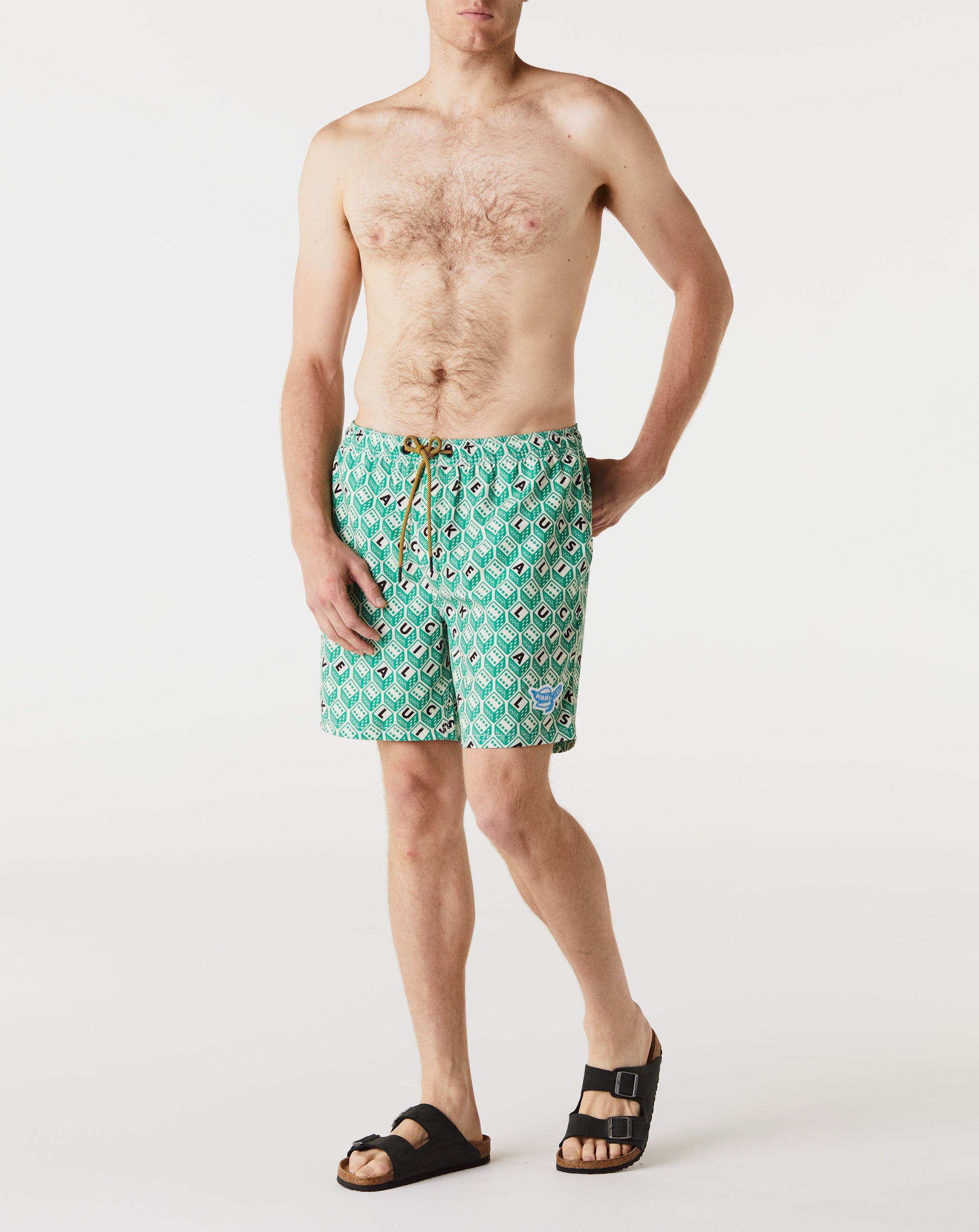 Mami Wata Luck Is Alive Surf Trunk - Rule of Next Apparel