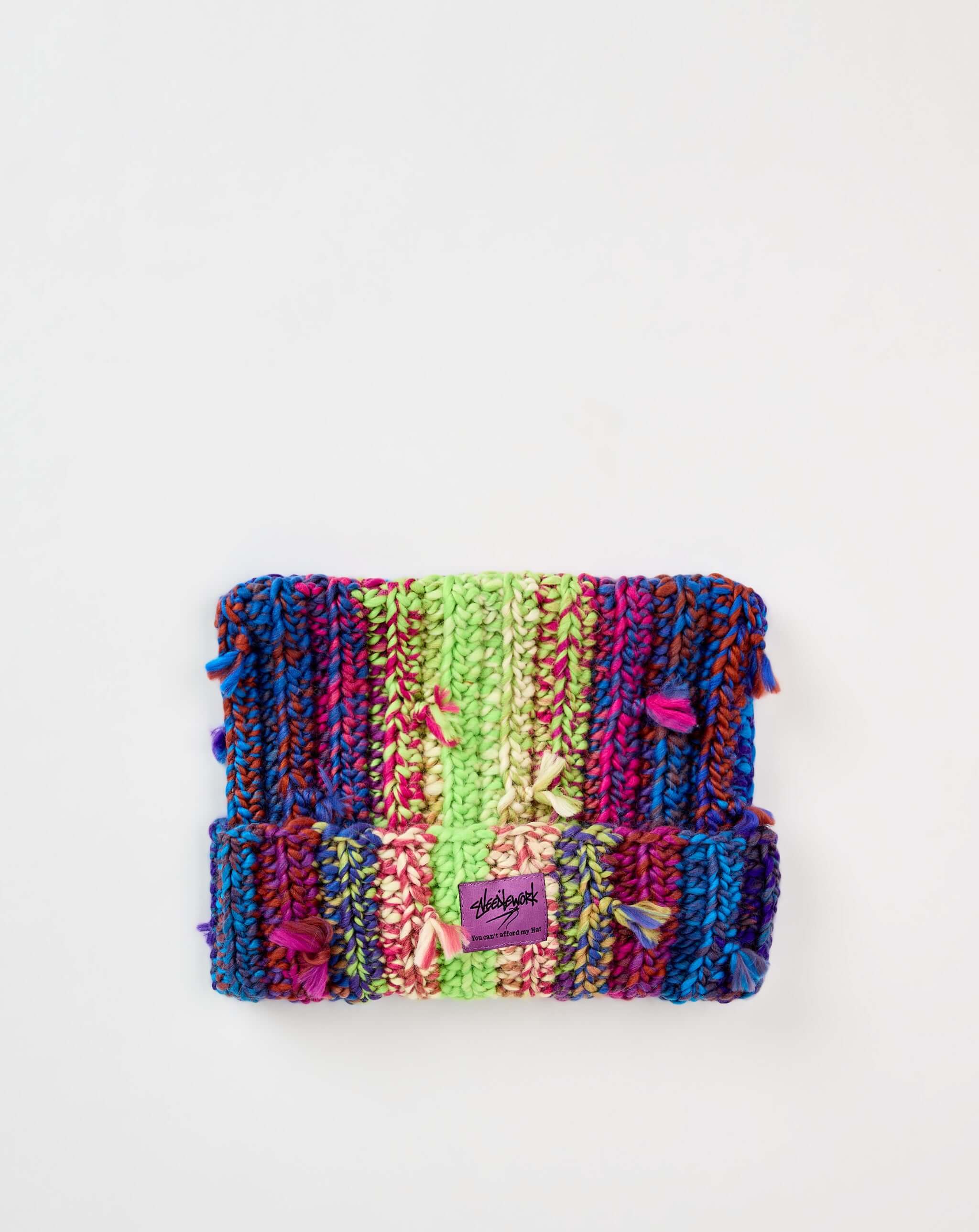 Needlework Knit Box Beanie. Underground Accessories. Rule of Next Streetwear.