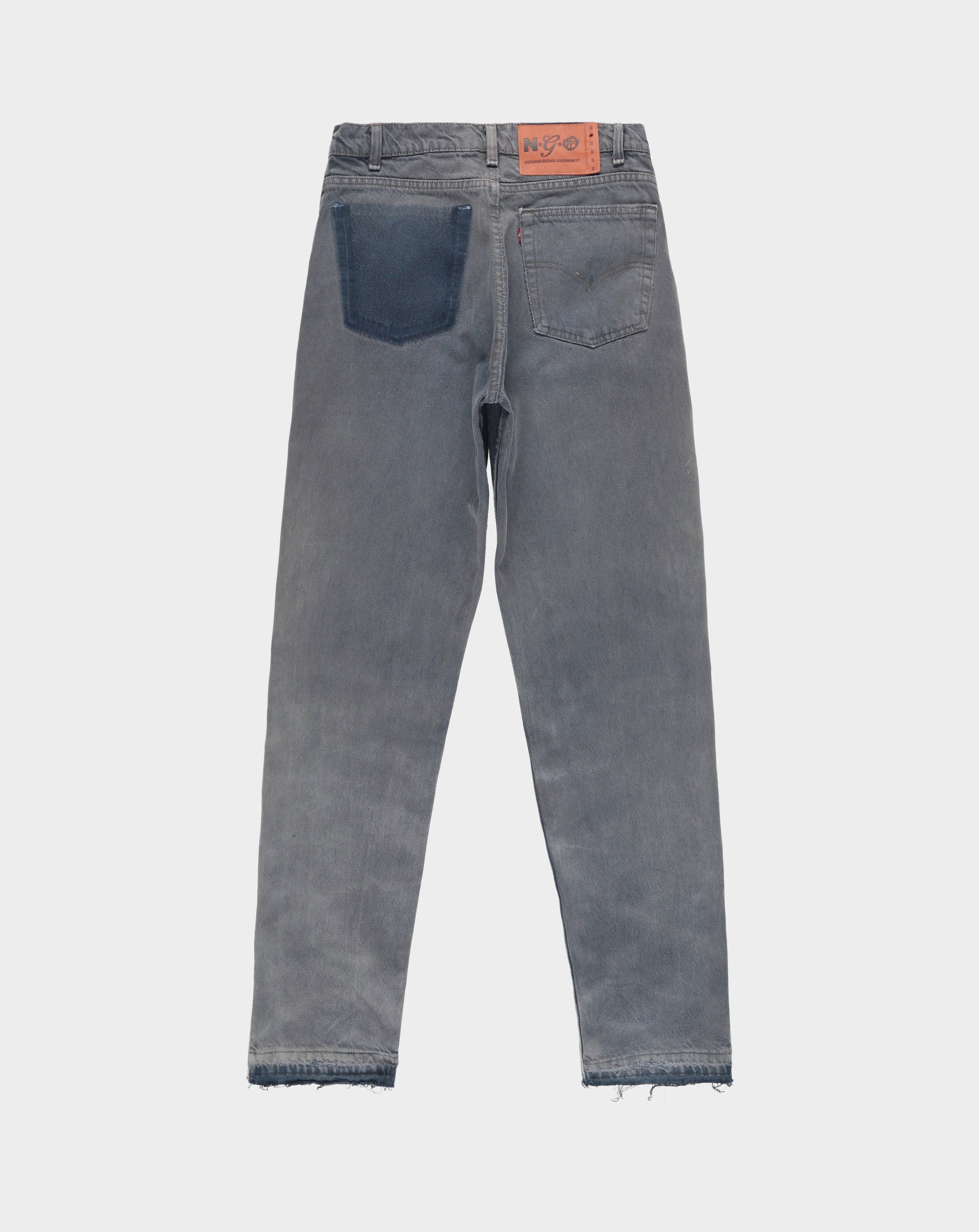 Nothing Grows Overnight 1 of 1 Reworked Denim - Rule of Next Apparel