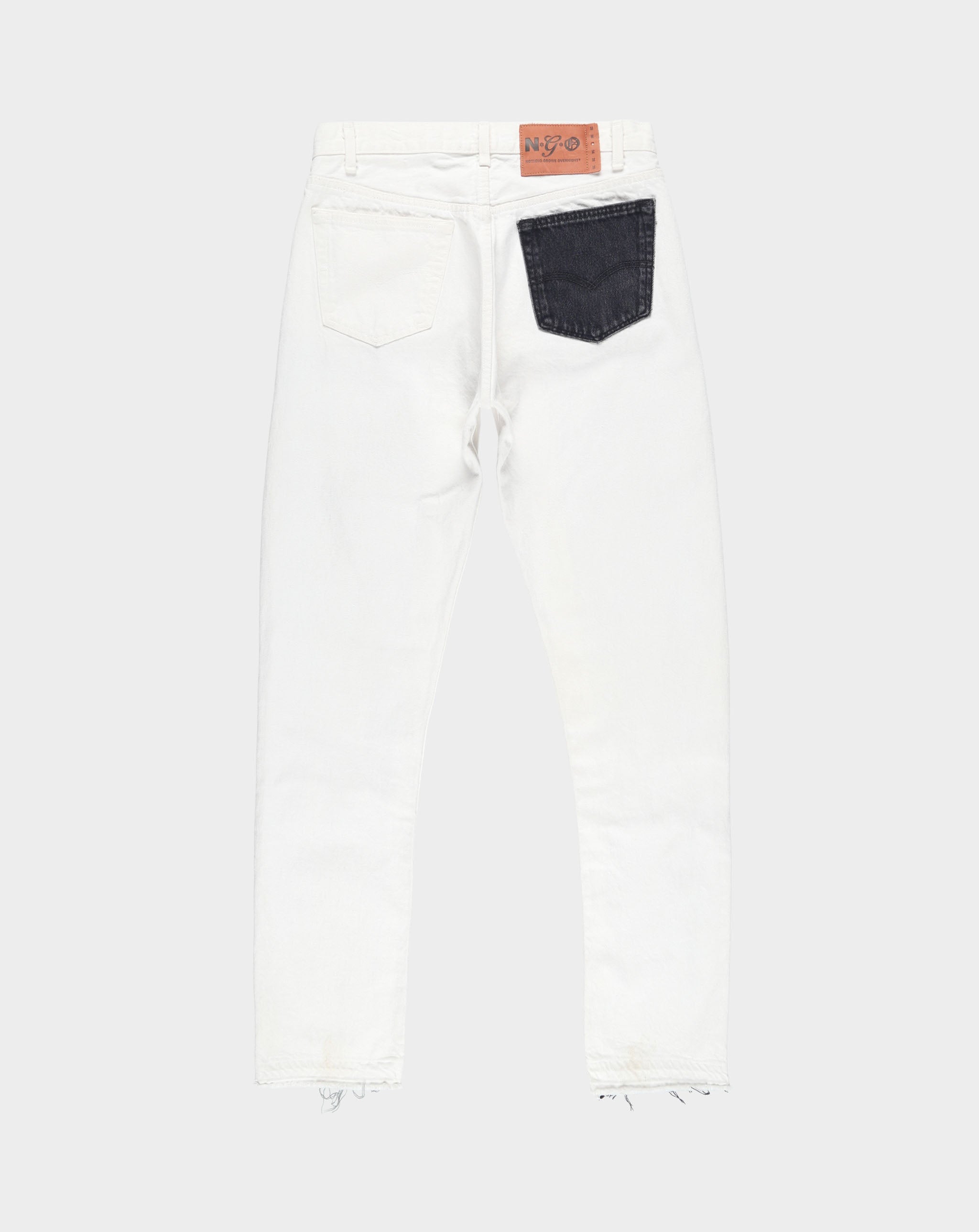 Nothing Grows Overnight 1 of 1 Reworked Denim - Rule of Next Apparel