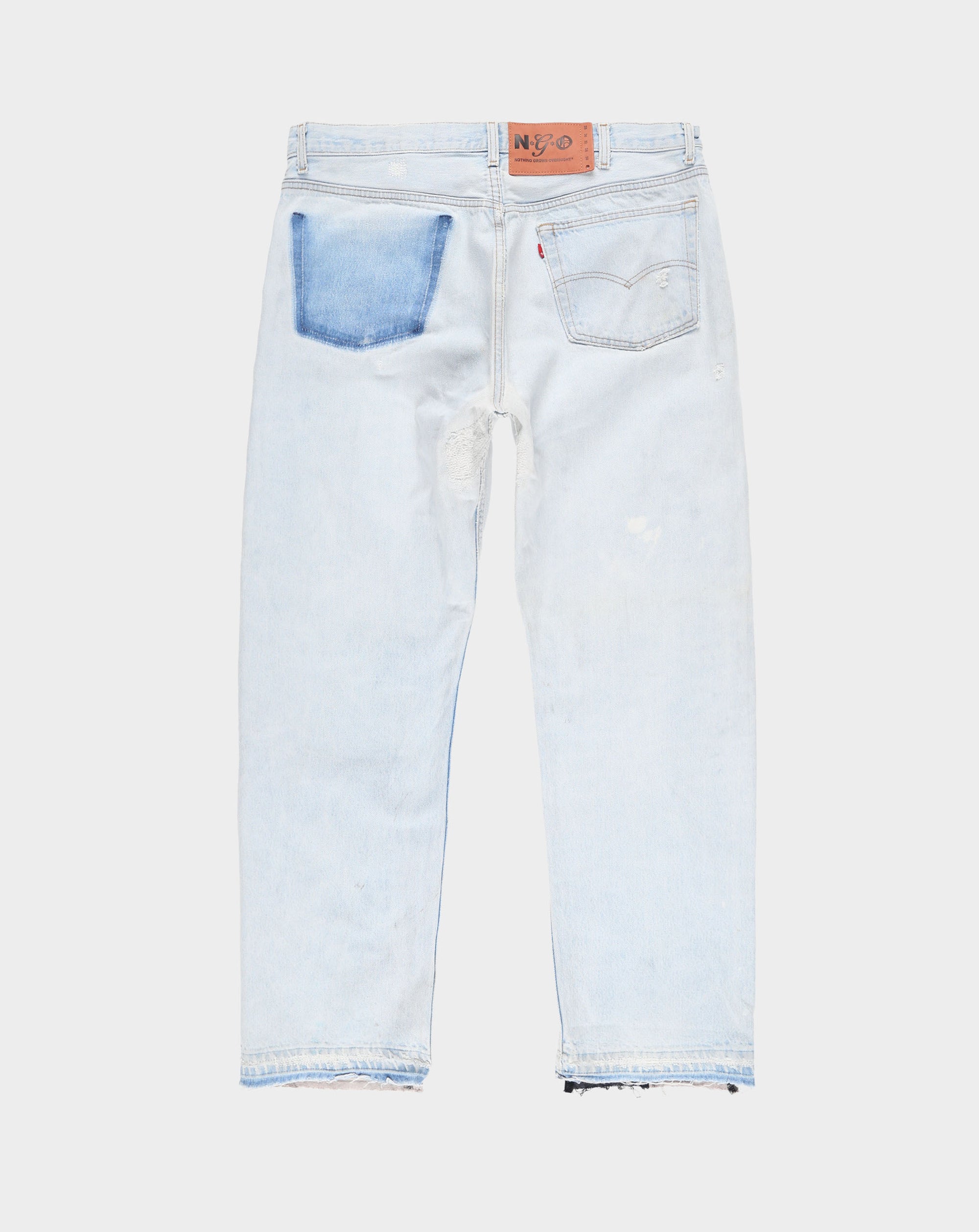 Nothing Grows Overnight 1 of 1 Reworked Denim - Rule of Next Apparel
