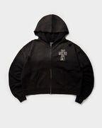 Needlework Heirloom Zip Up in Black