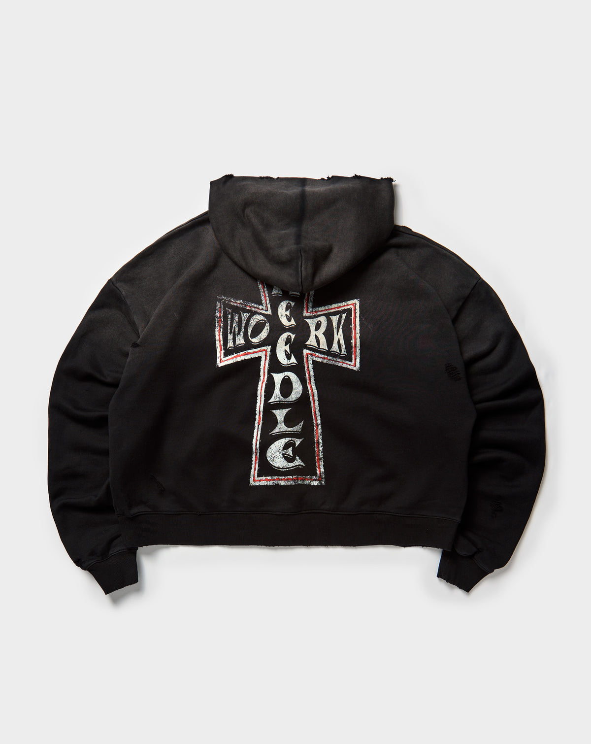 Needlework Heirloom Zip Up in Black
