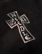 Needlework Heirloom Zip Up in Black