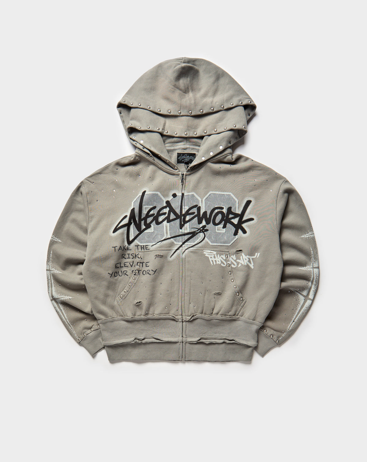 Needlework This Is Art Hoodie. Underground Apparel. Rule of Next Streetwear.