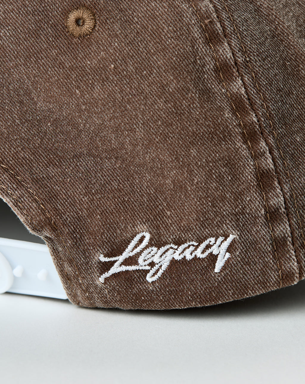Needlework Baseball Distressed Hat. Underground Accessories. Rule of Next Streetwear.