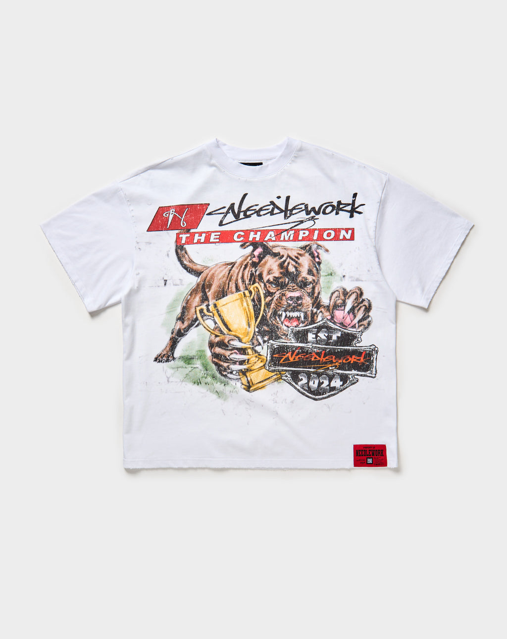 Needlework The Champion T-Shirt. Underground Apparel. Rule of Next Streetwear.