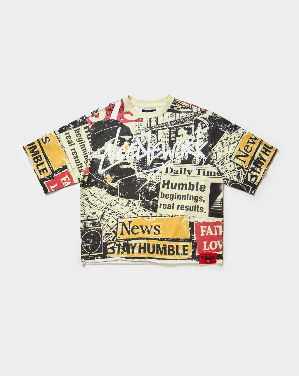Needlework Humble All Over Print T-Shirt. Underground Apparel. Rule of Next Streetwear.