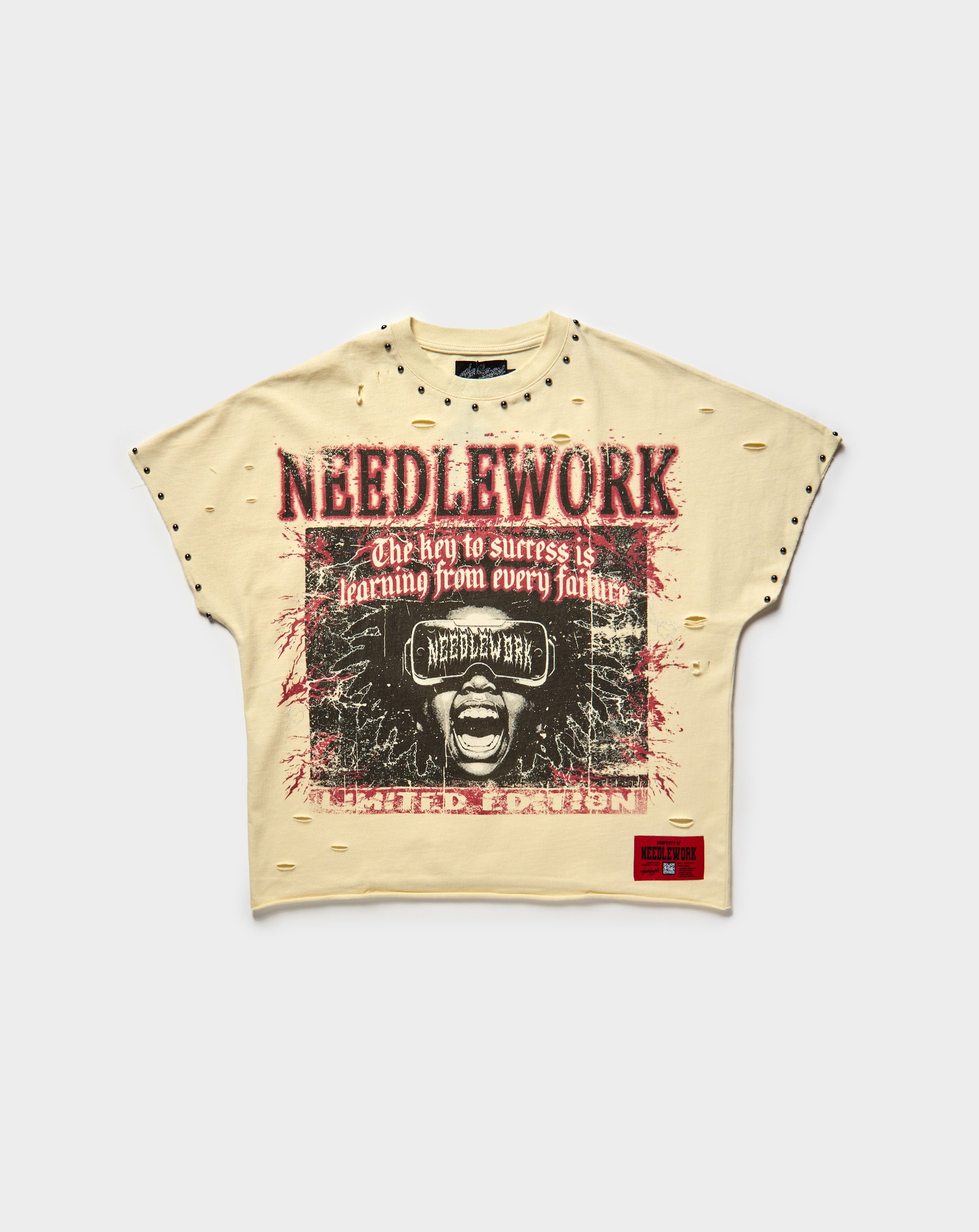Needlework Learn From Failure T-Shirt. Underground Apparel. Rule of Next Streetwear.