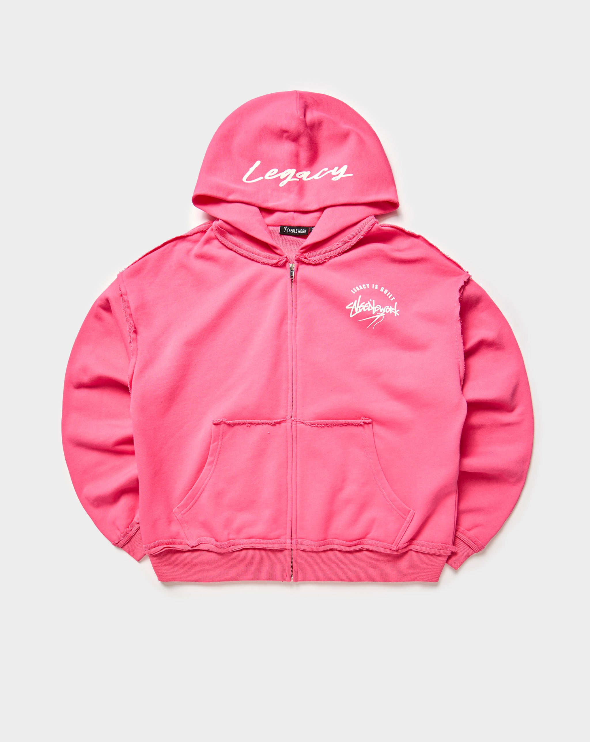 Needlework Legacy Hoodie Pink. Underground Apparel. Rule of Next