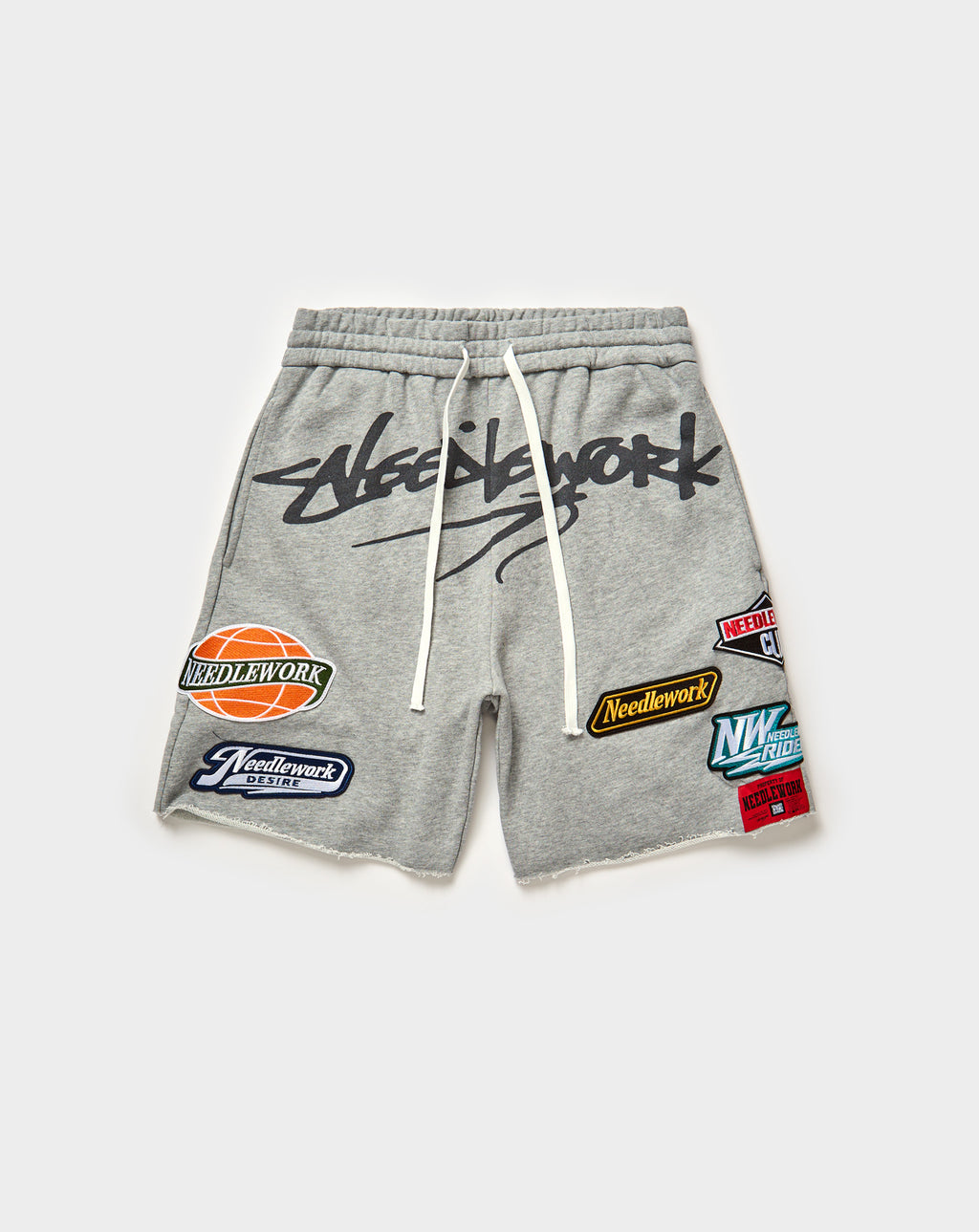 Needlework Patch Shorts. Underground Apparel. Rule of Next Streetwear.