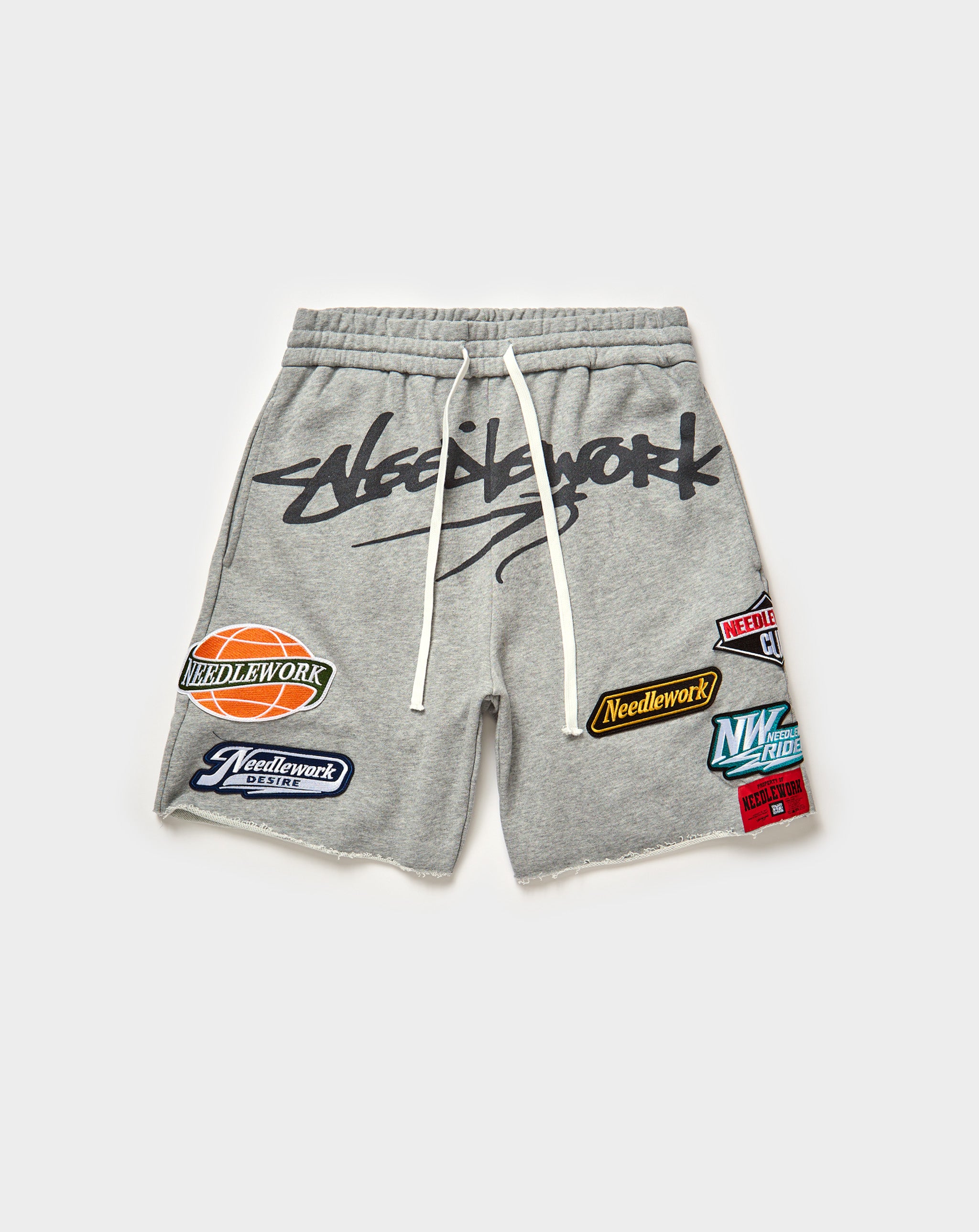 Needlework Patch Shorts. Underground Apparel. Rule of Next Streetwear.