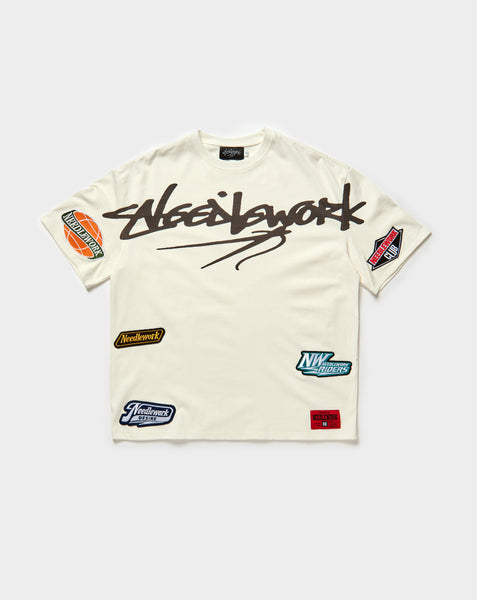 Needlework Patchwork T-Shirt. Underground Apparel. Rule of Next
