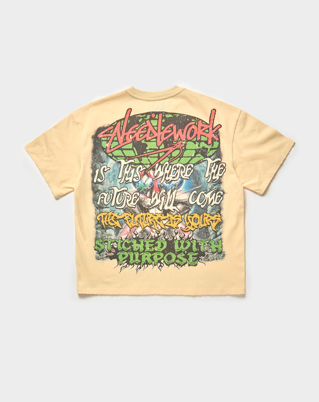 Needlework Stitched With Purpose T-Shirt. Underground Apparel. Rule of Next Streetwear.