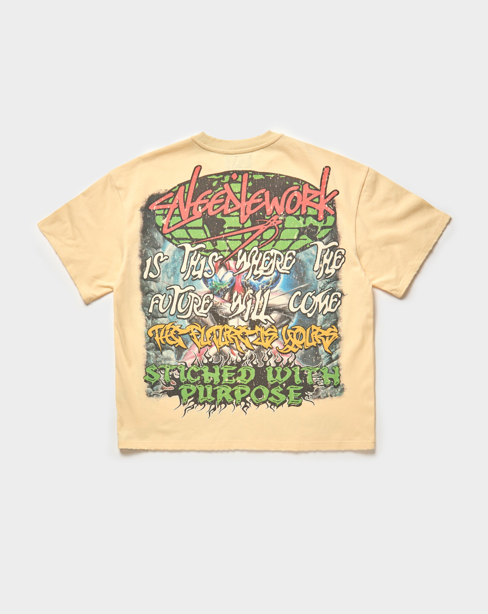 Needlework Stitched With Purpose T-Shirt. Underground Apparel. Rule of Next Streetwear.