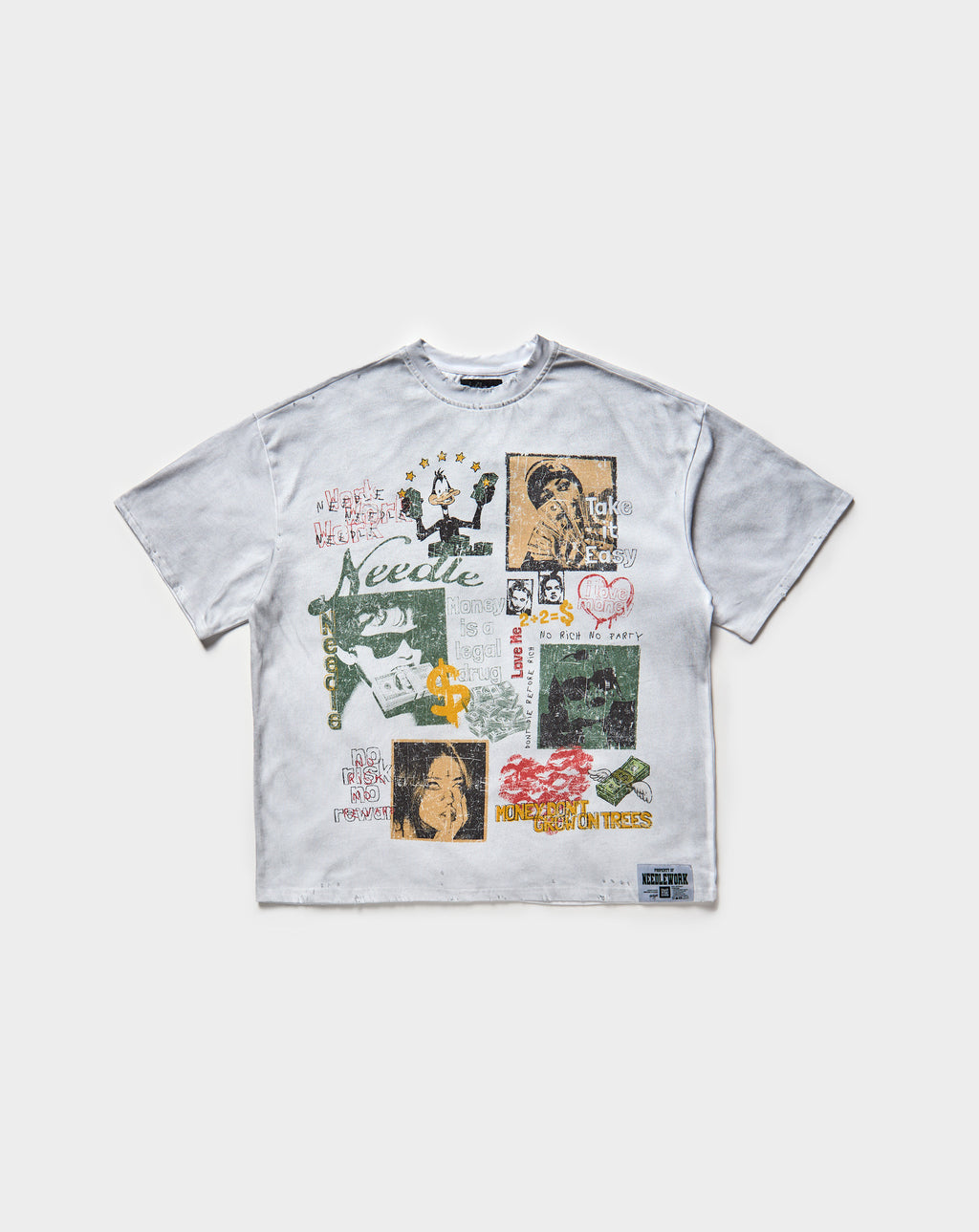 Needlework Rich Dreams T-Shirt. Underground Apparel. Rule of Next Streetwear.