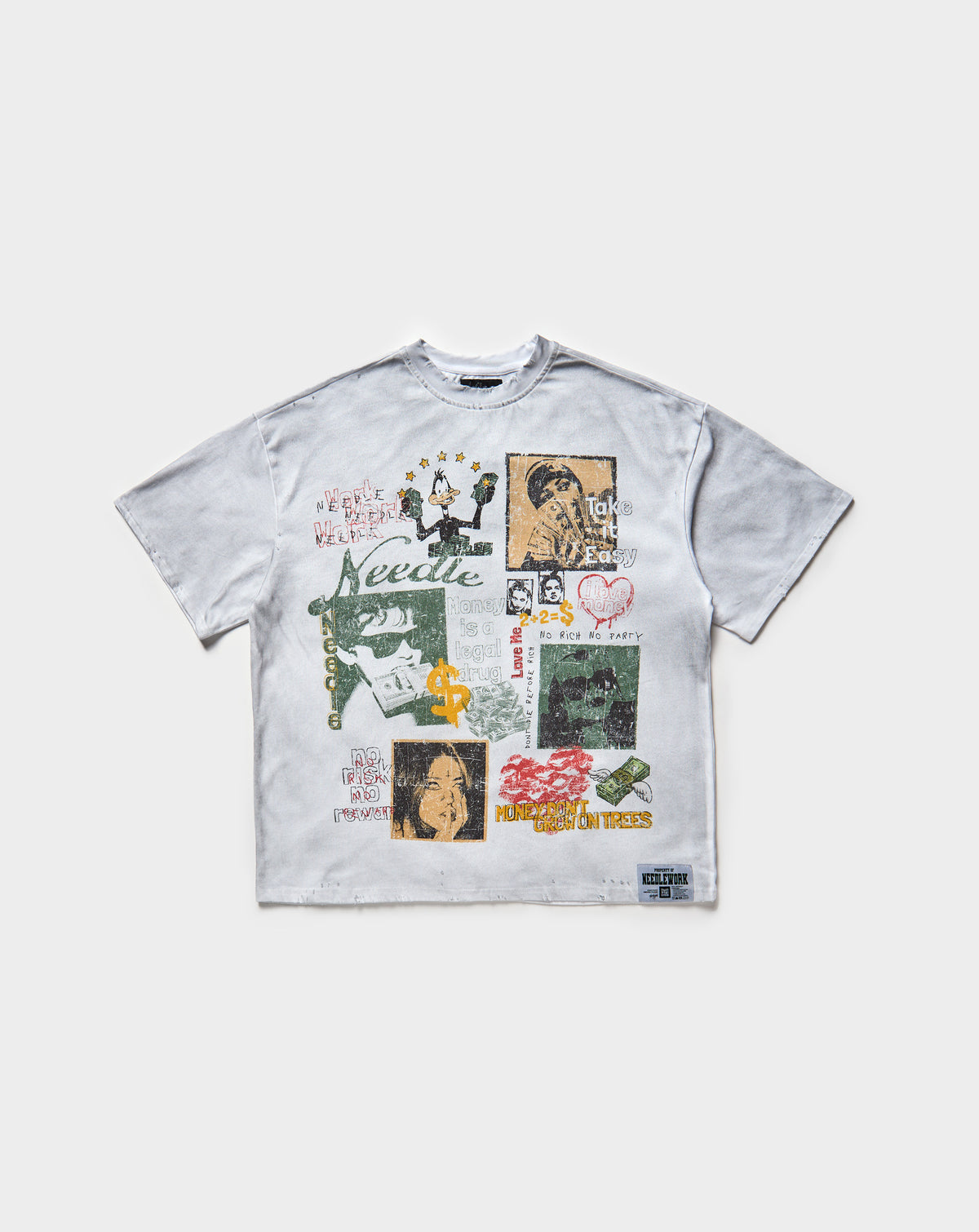 Needlework Rich Dreams T-Shirt. Underground Apparel. Rule of Next Streetwear.