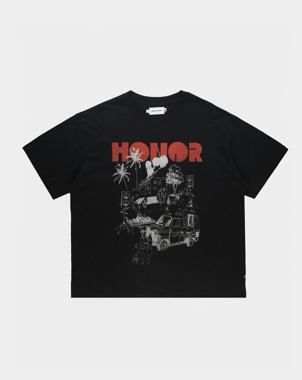 Honor The Gift Block Party T-Shirt - Rule of Next Apparel