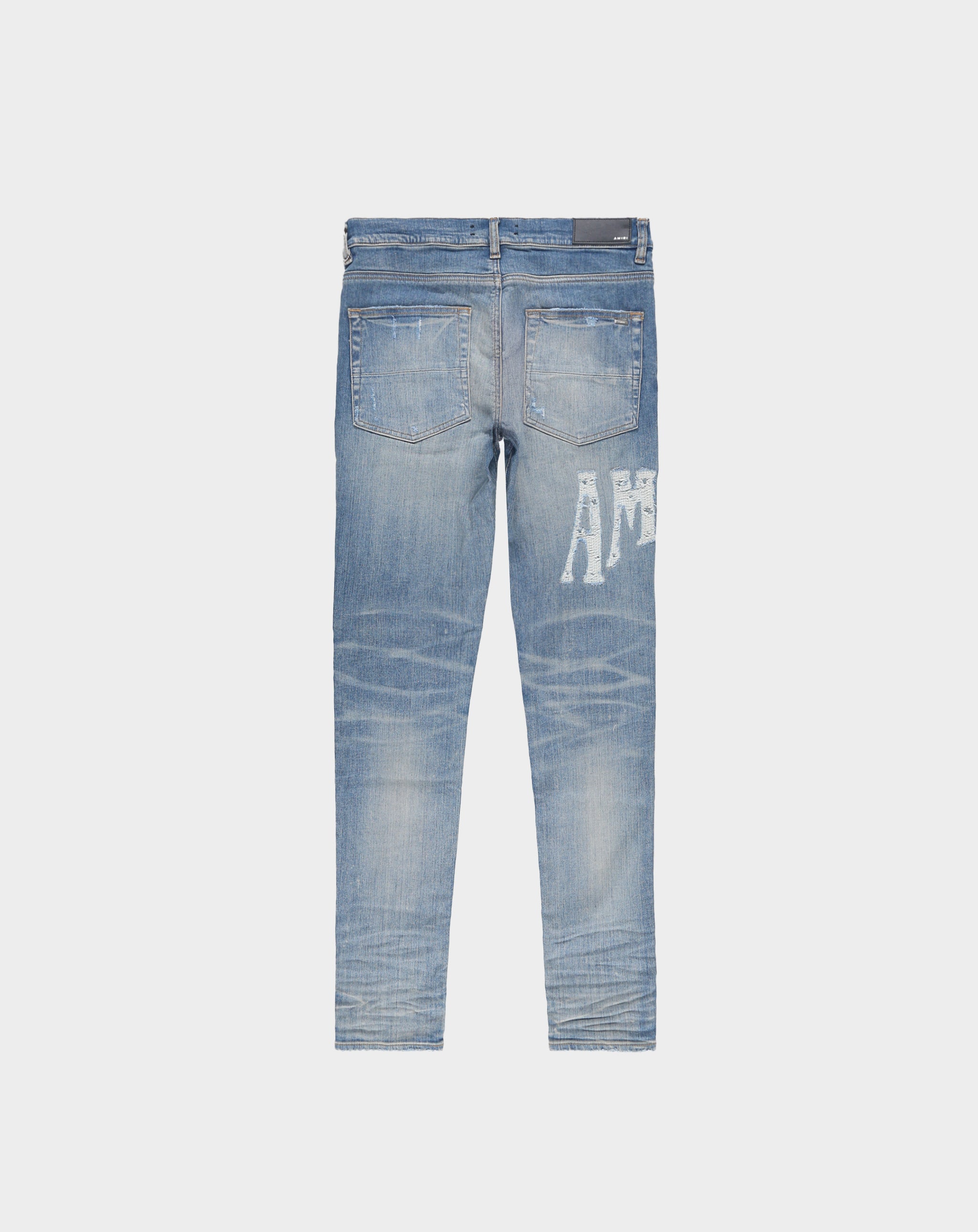 Amiri Distressed Amiri Logo Jean - Rule of Next Apparel