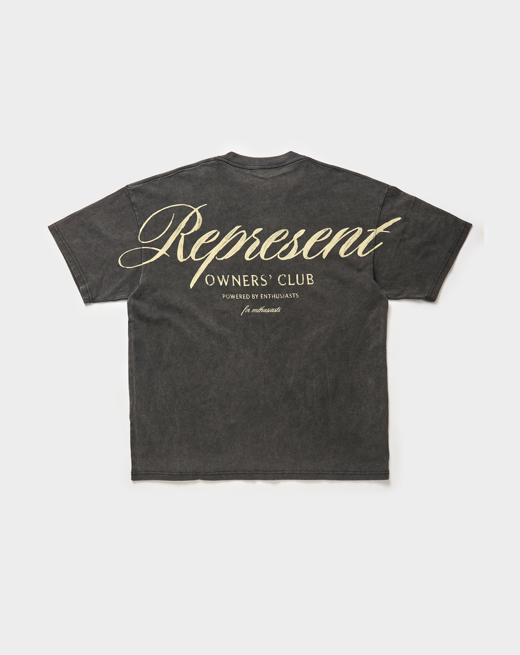 Represent Represent Owners Club Script T-Shirt. Underground Apparel. Rule of Next Streetwear.