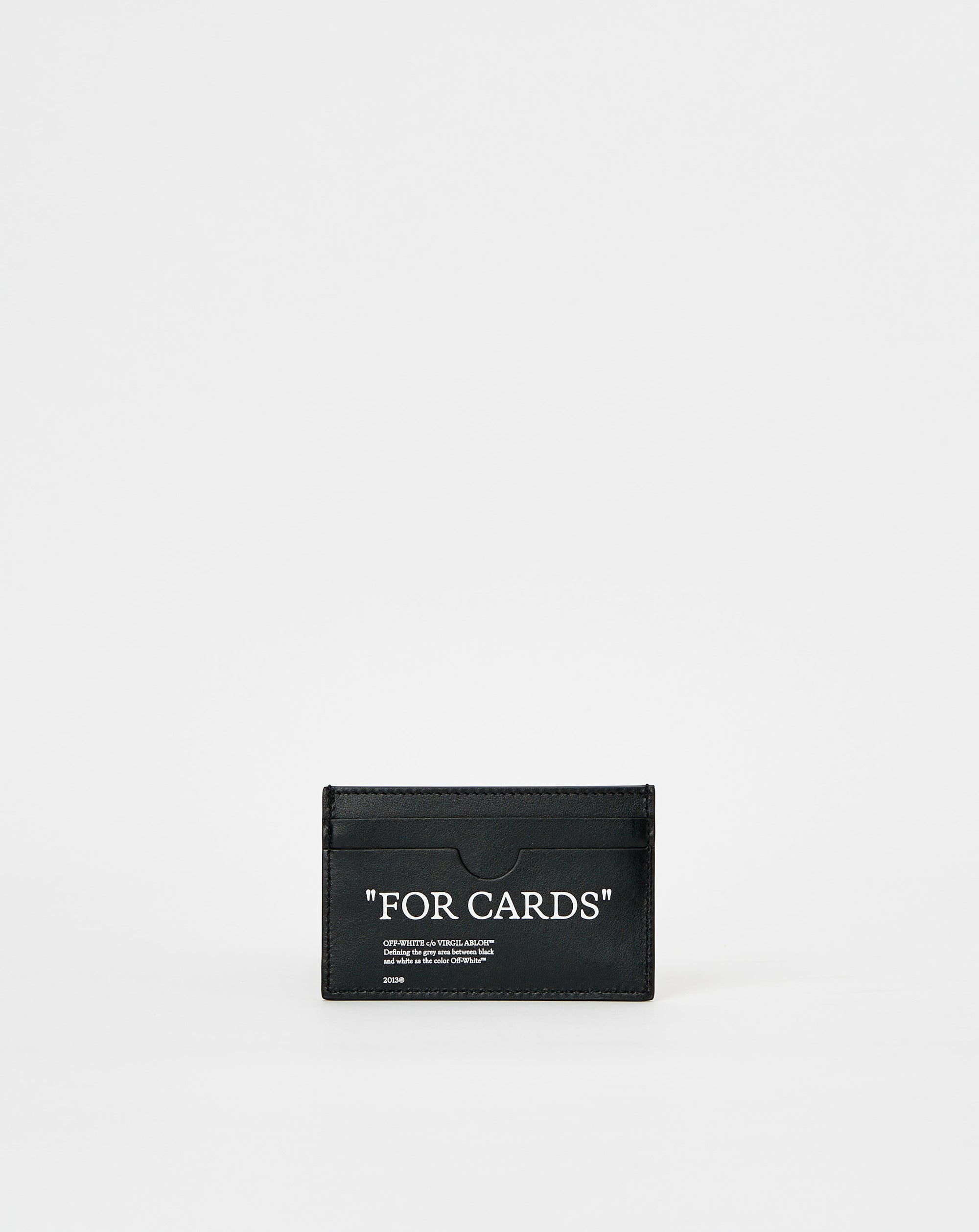 Off-White Quote Bookish Card Case - Rule of Next Accessories