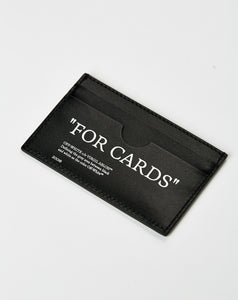 Off-White Quote Bookish Card Case - Rule of Next Accessories