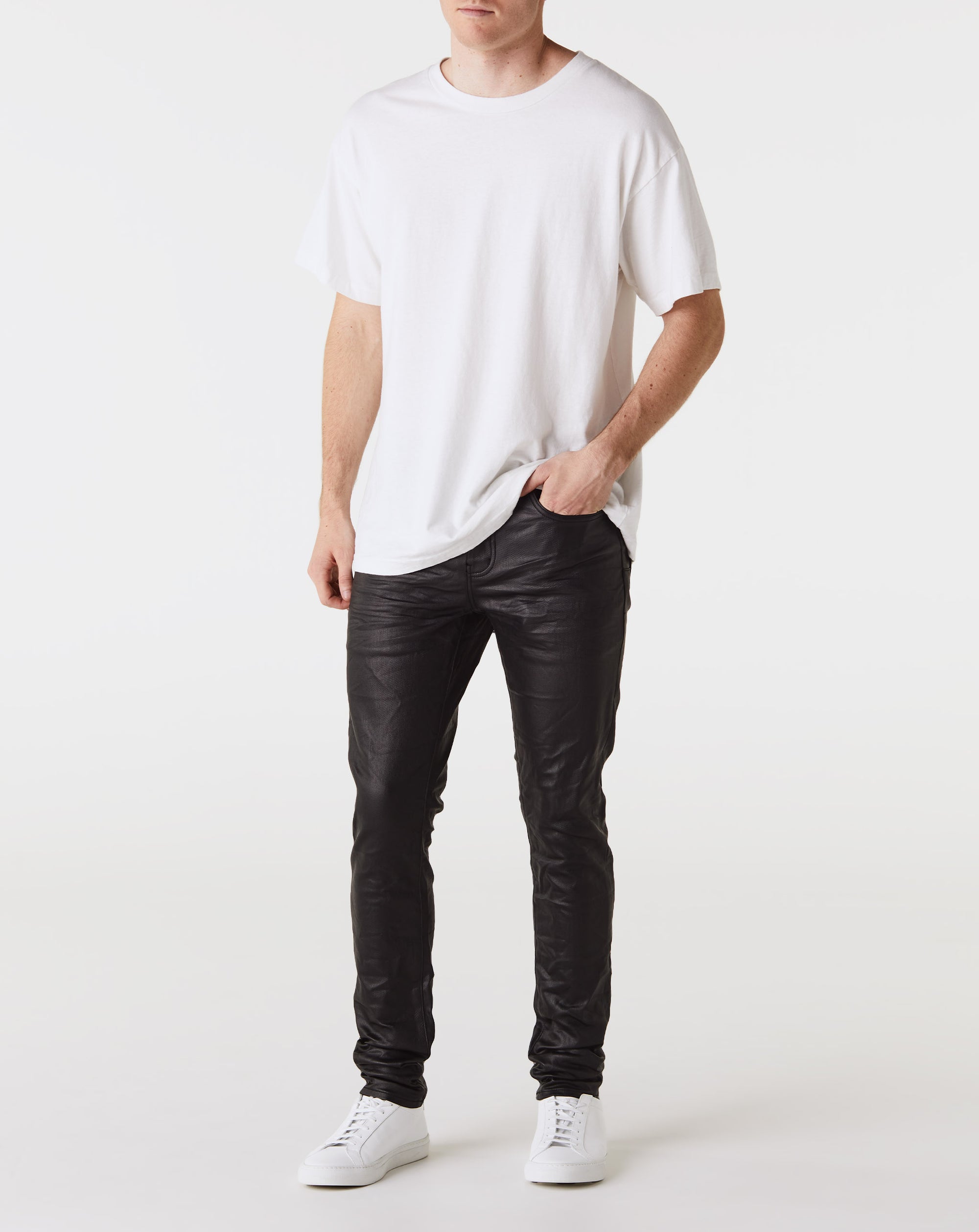 Purple Brand Patent Film Denim - Rule of Next Apparel