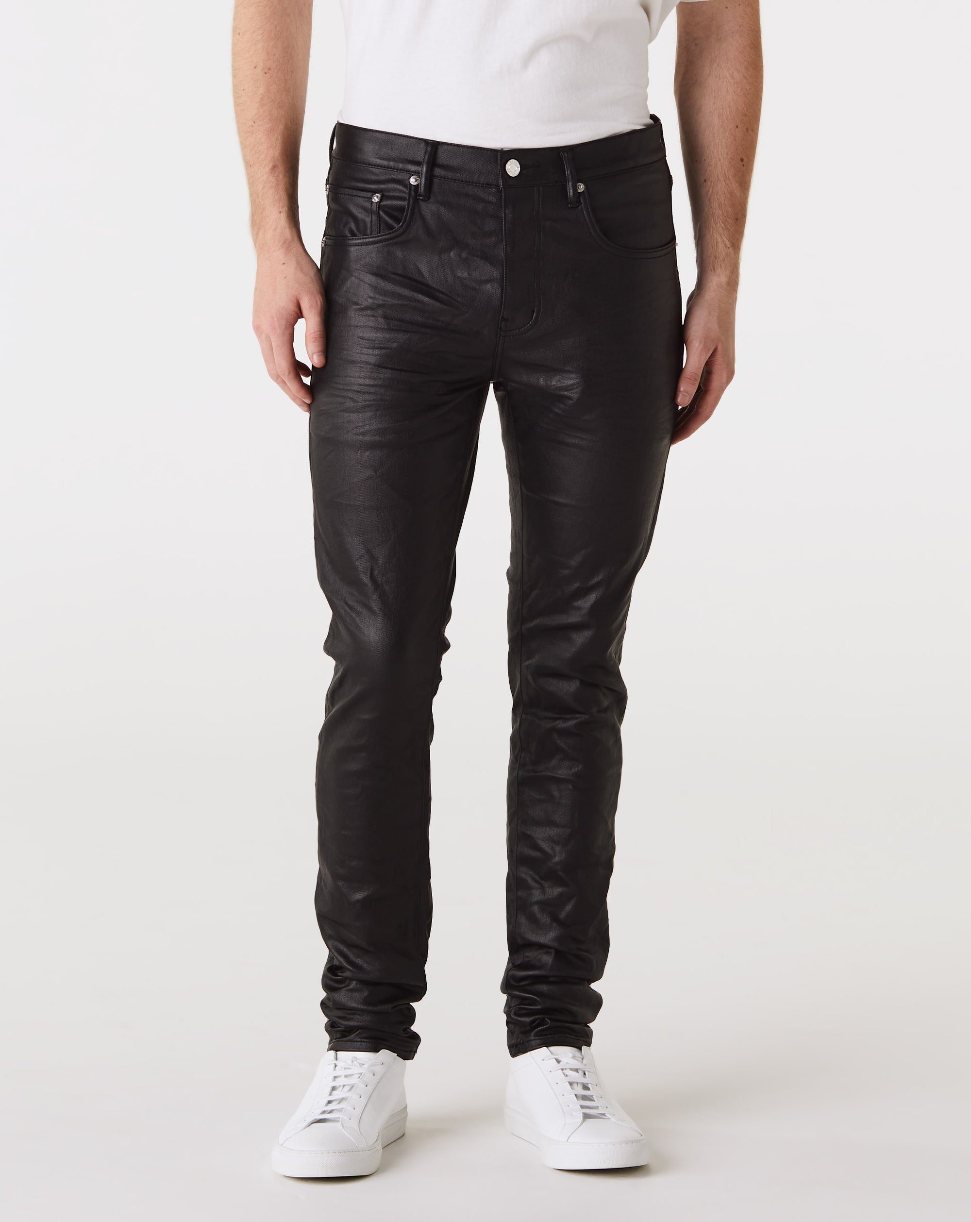 Purple Brand Patent Film Denim - Rule of Next Apparel