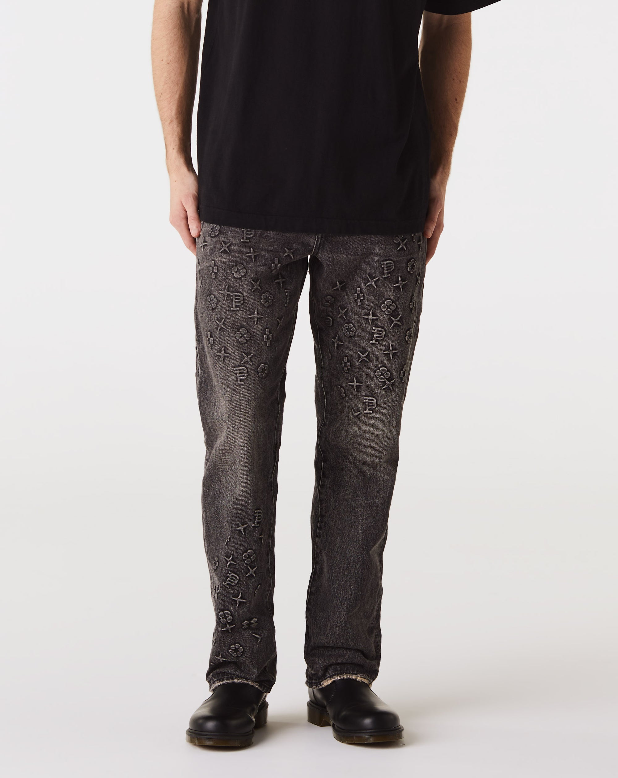 Purple Brand Embossed Denim - Rule of Next Apparel
